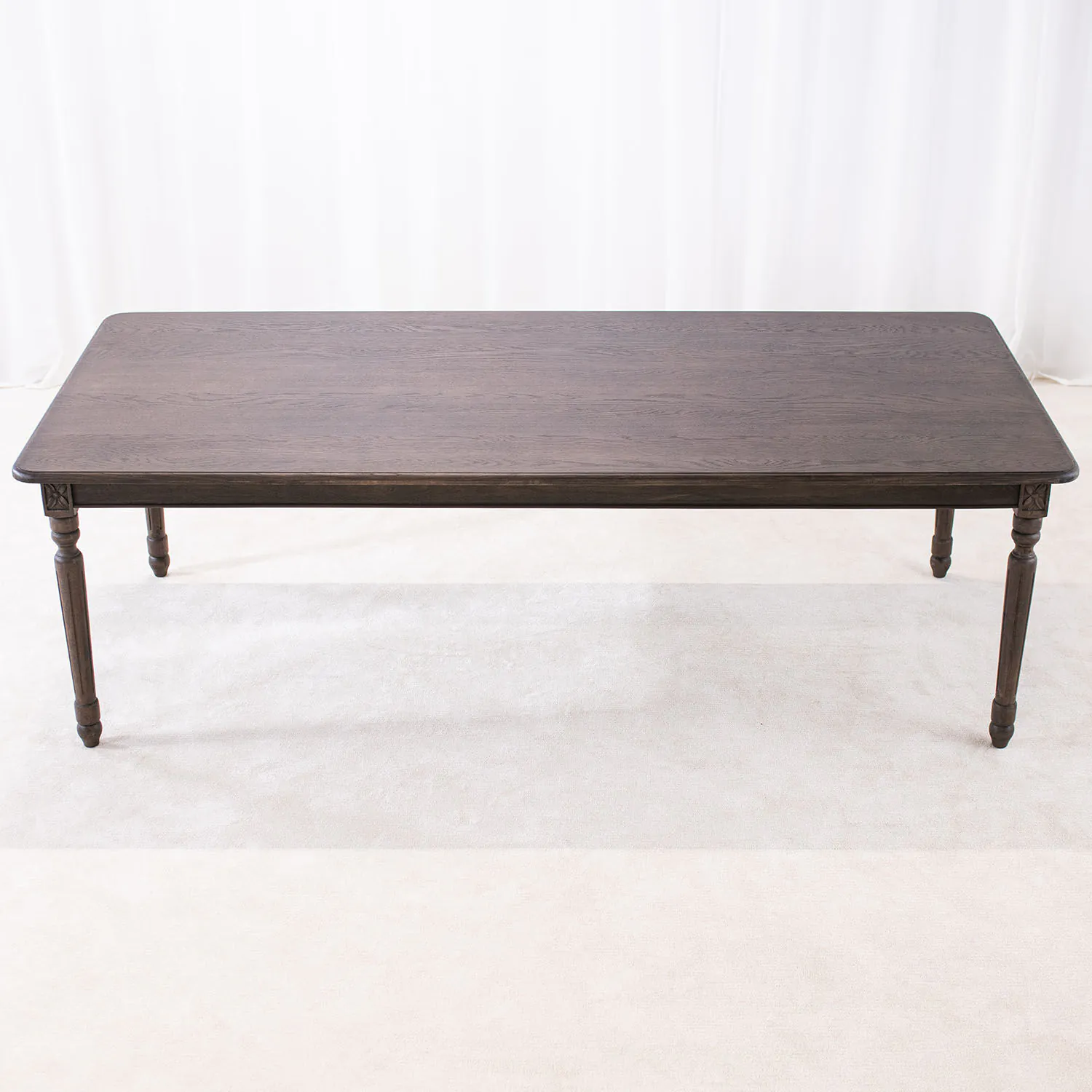 Matbord 240cm Rökt Ek - Gripsholm