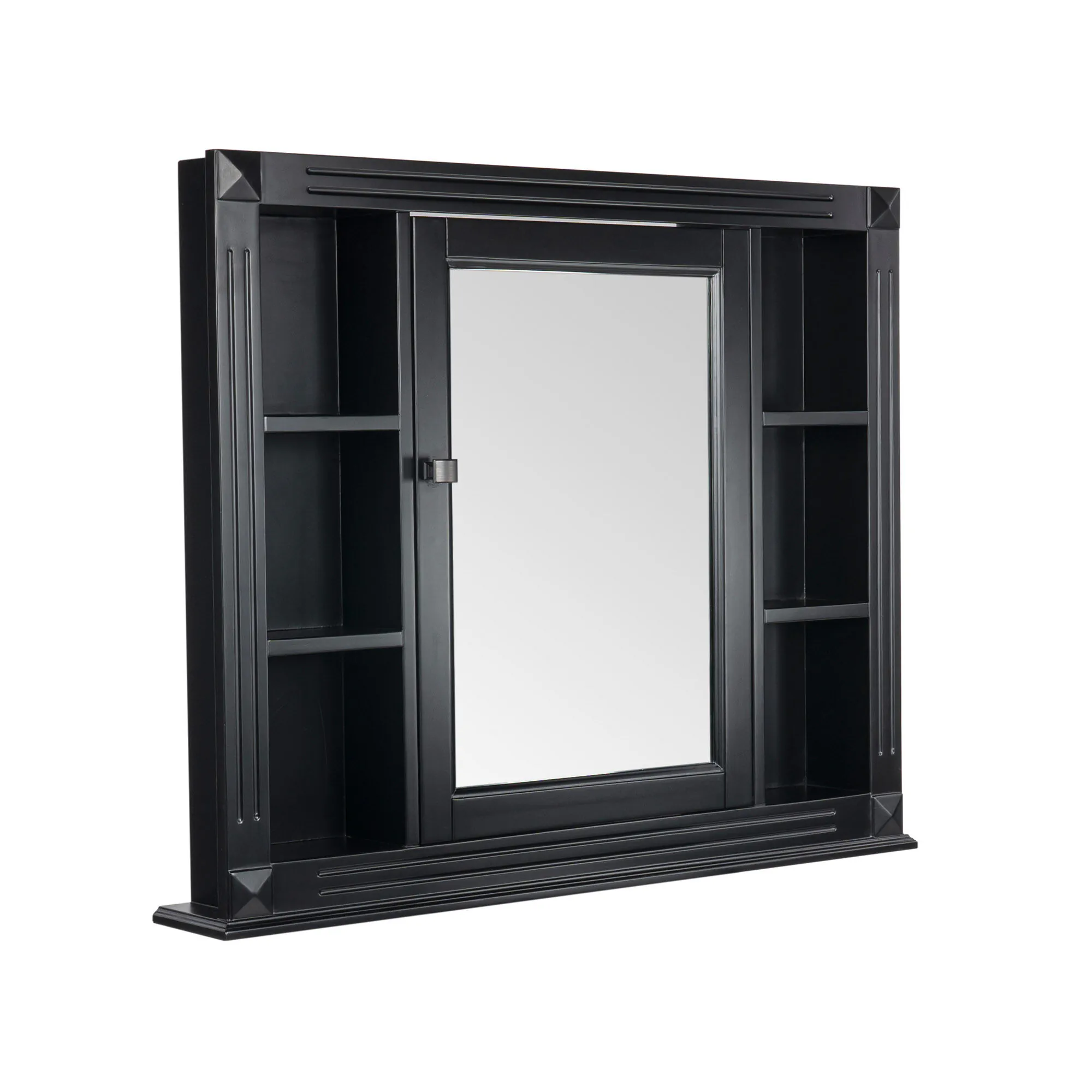 Kommod Badrum 60cm Nashville Svart - Vit Marmor