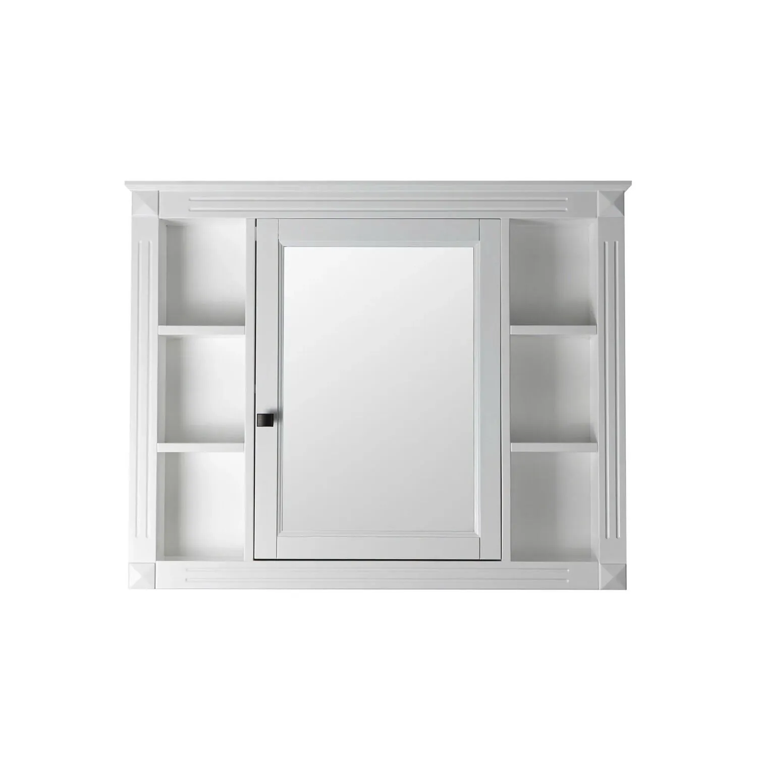 Spegelskåp Badrum Vit 100x80cm LED Belysning – Nashville