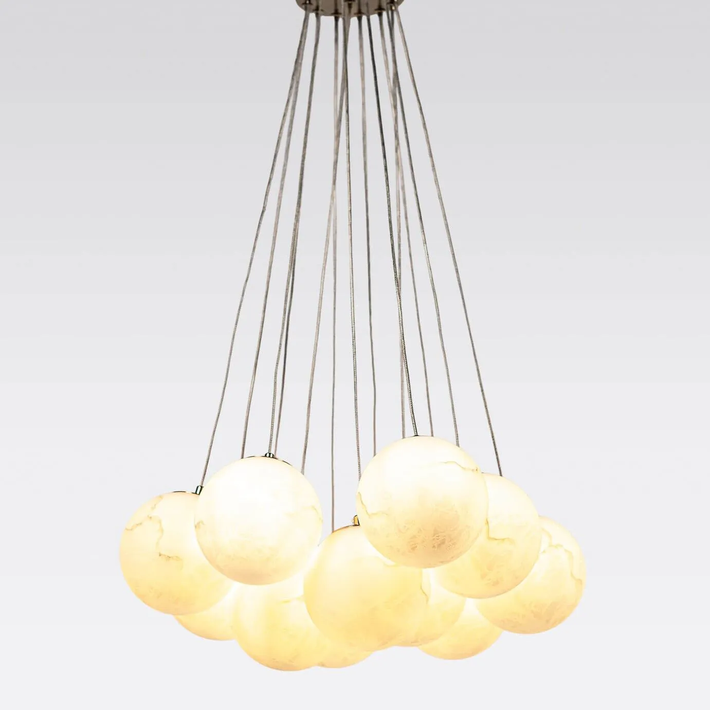 Taklampa Vit Marmor Ø70cm - Lazio