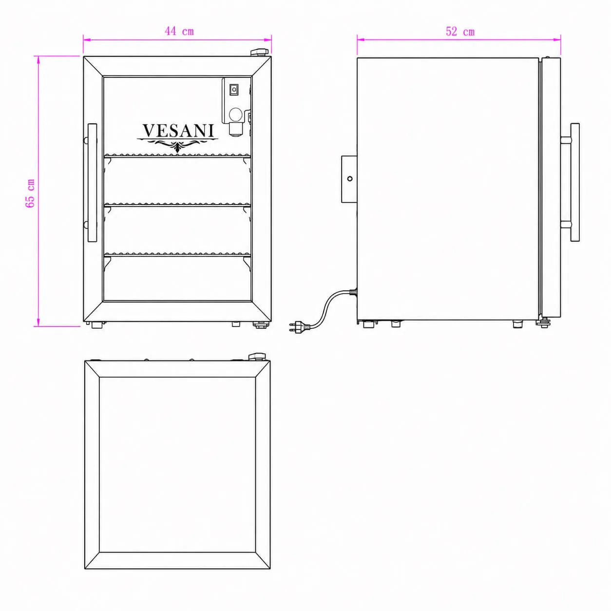 Utekyl Rostfritt Inbyggbar 70L