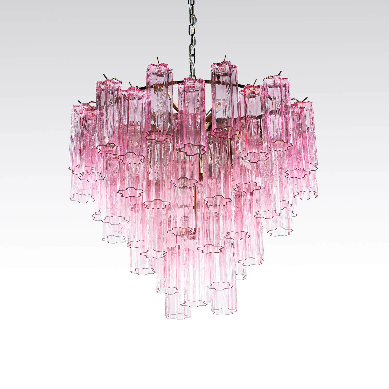 Kristallkrona Ø75cm Rosa/Mässing - Cagliari