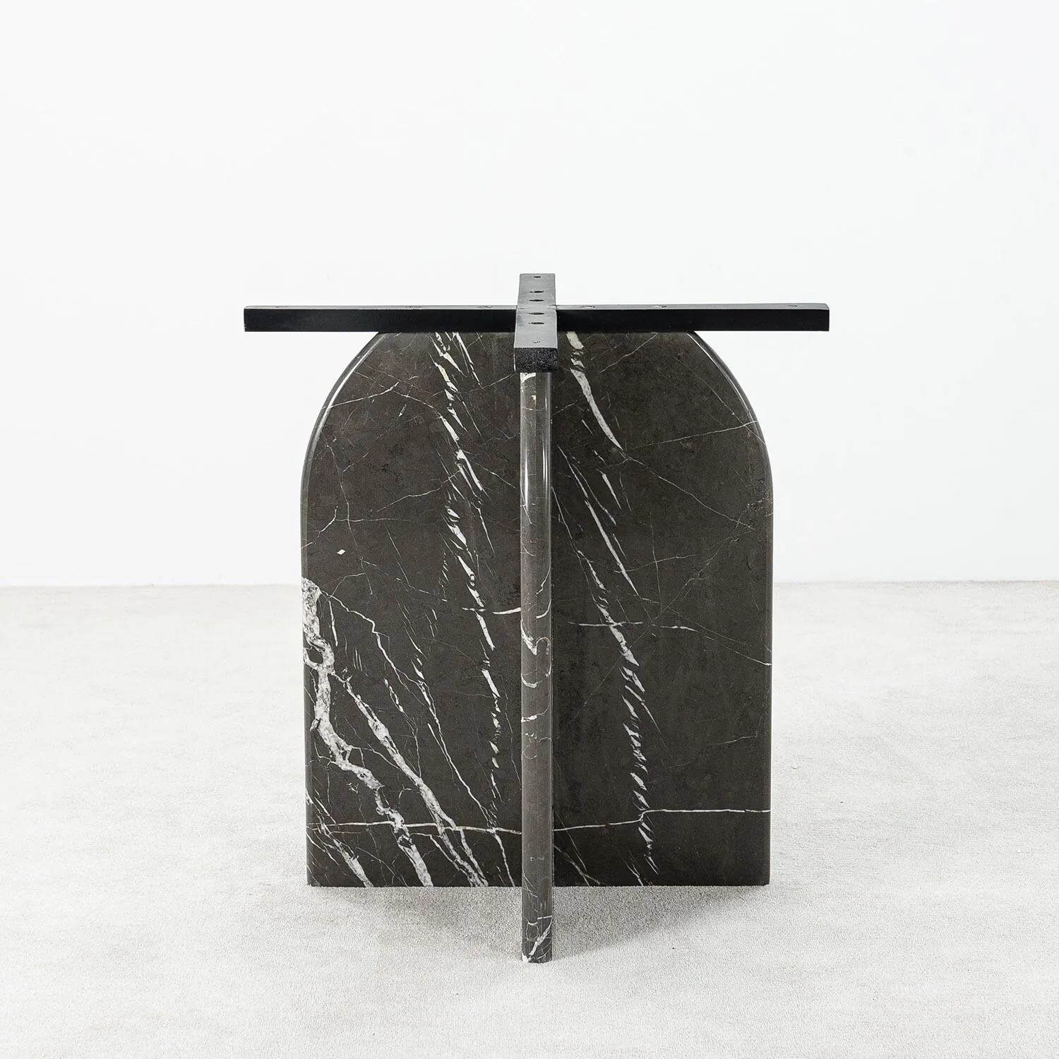 Runt Matbord Marmor Grå Ø120cm - Matisse