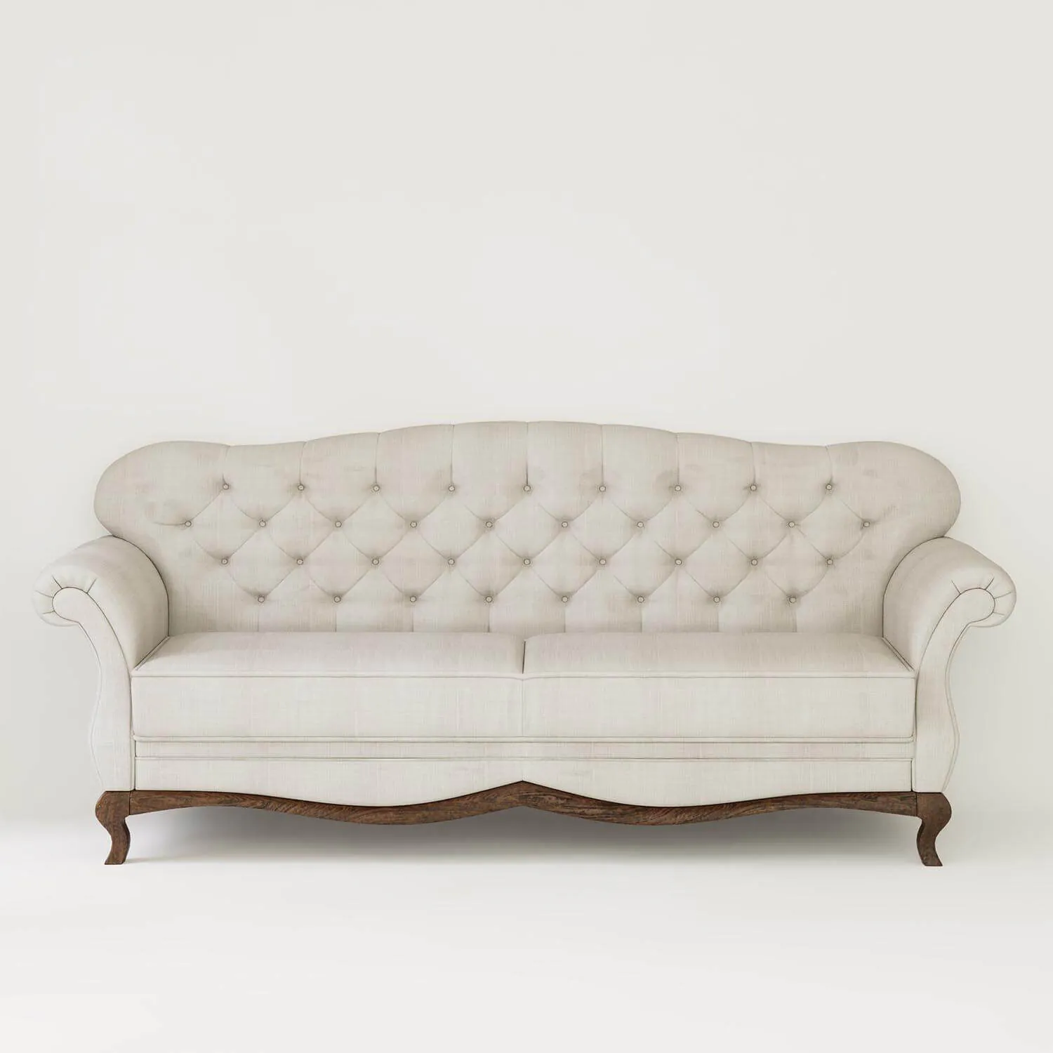 Soffa 3-sits 206cm Sand - Chesterfield