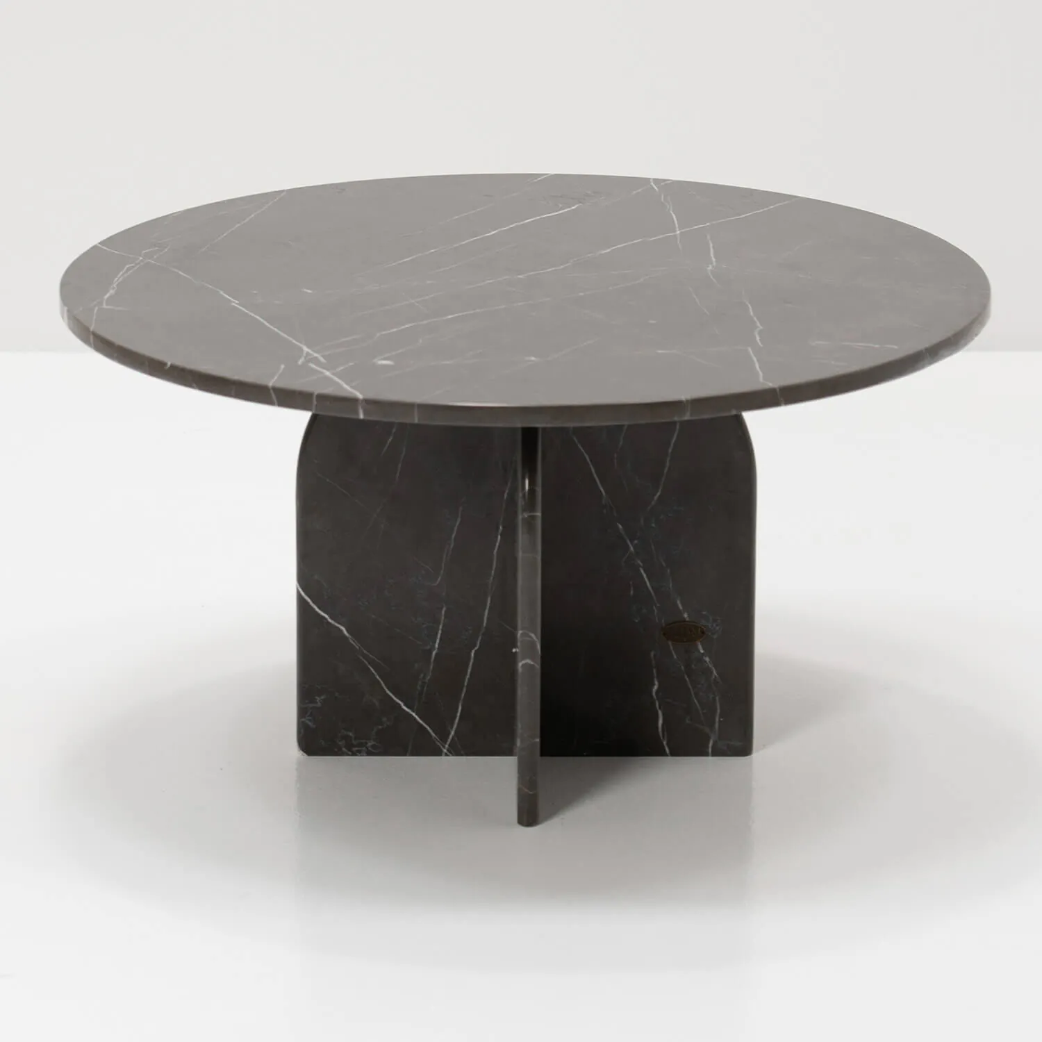 Soffbord Ø80cm Grå Marmor - Matisse
