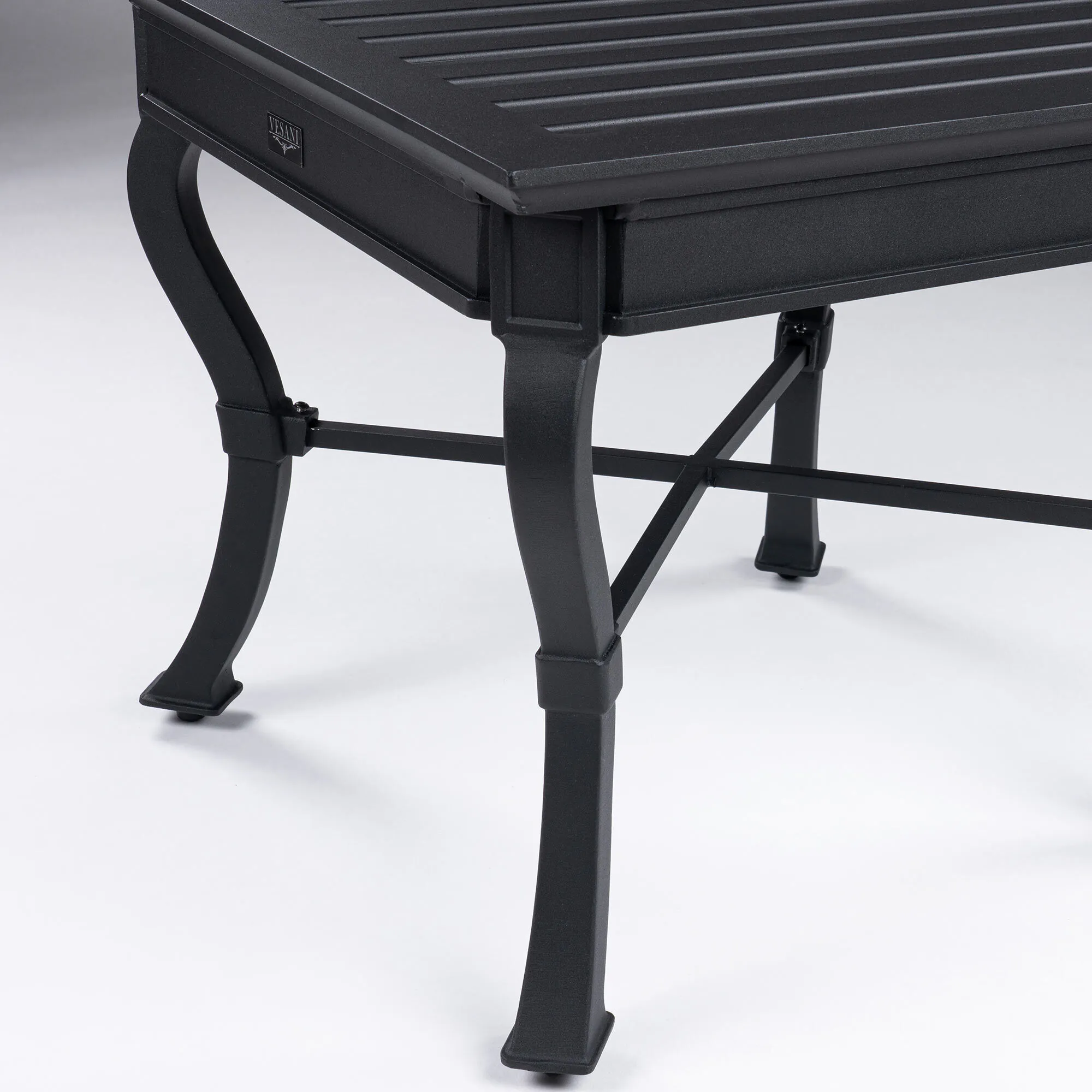 Loungeset Svart Aluminium 2-pers - Capri