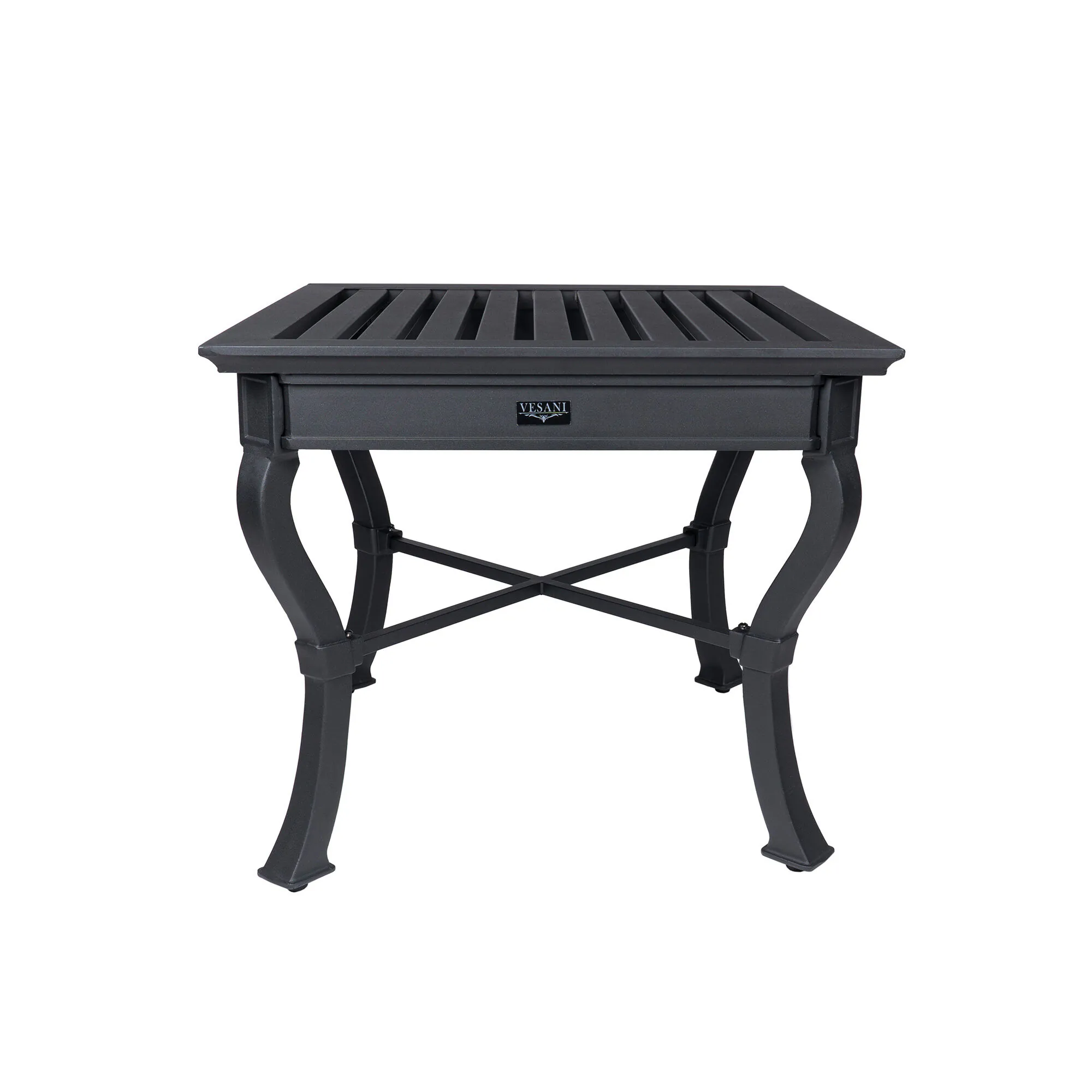 Loungeset Svart Aluminium 2-pers - Capri
