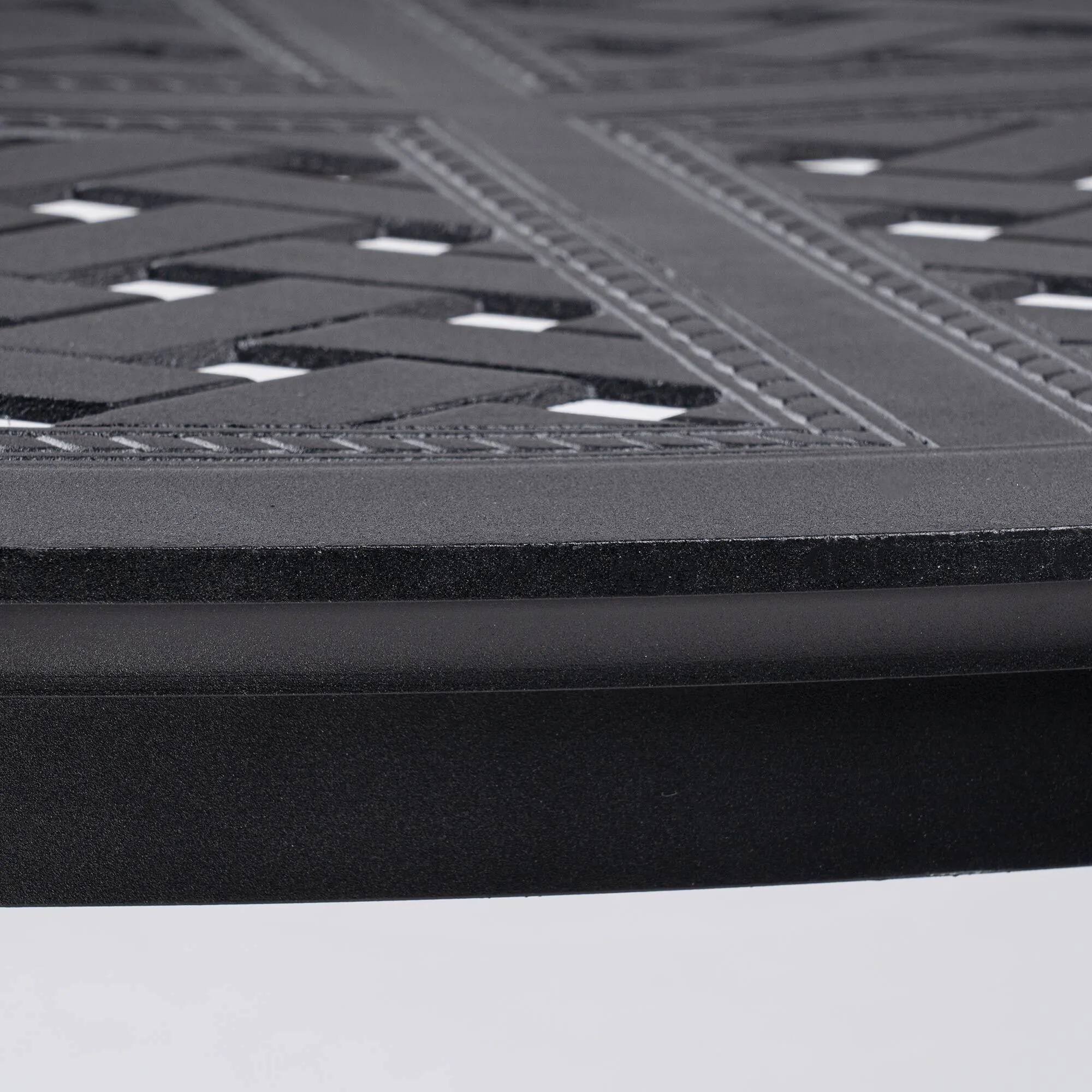 Soffbord Utomhus Svart Aluminium Ovalt Florence 125cm