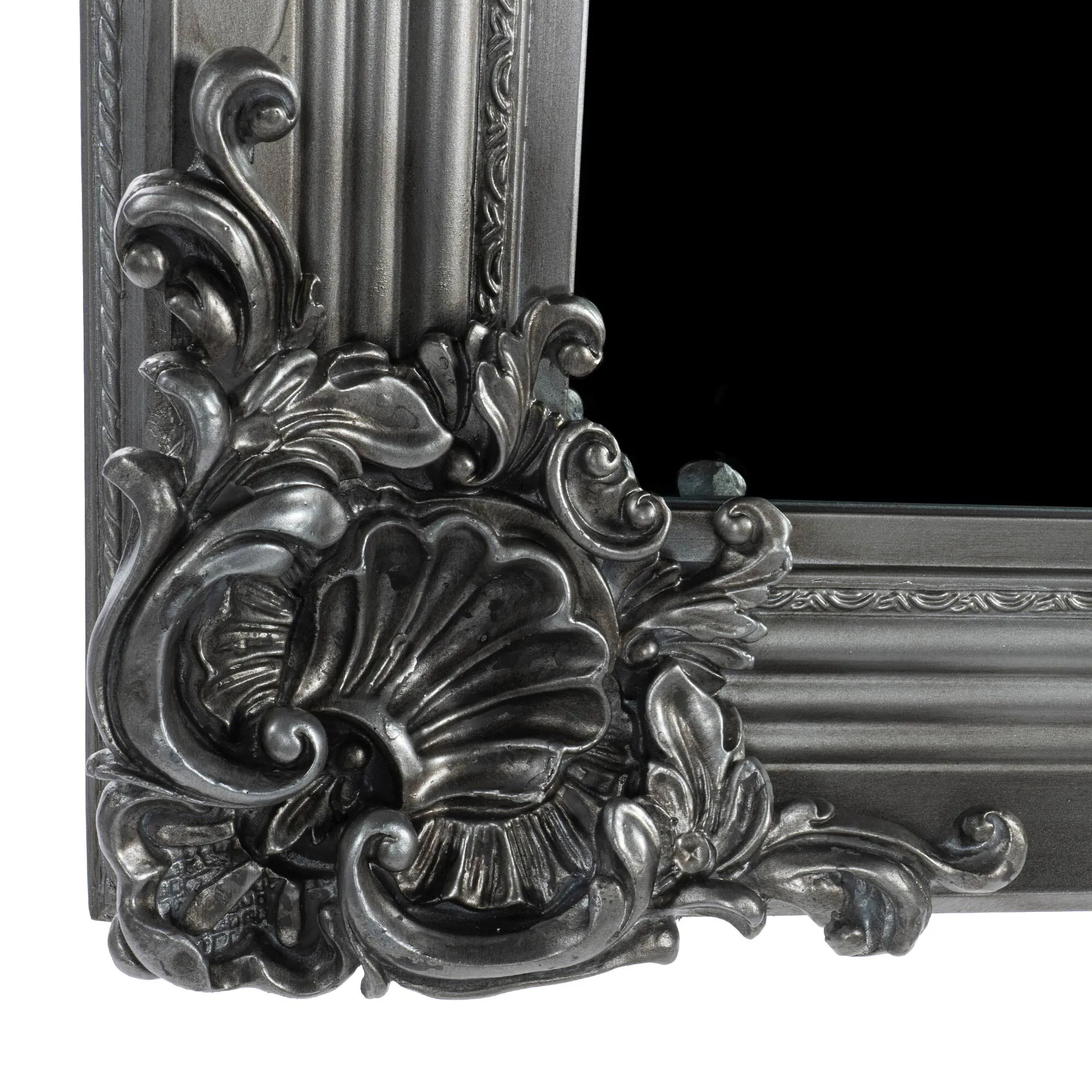 Helkroppsspegel 80x170cm Trä Silver Queen
