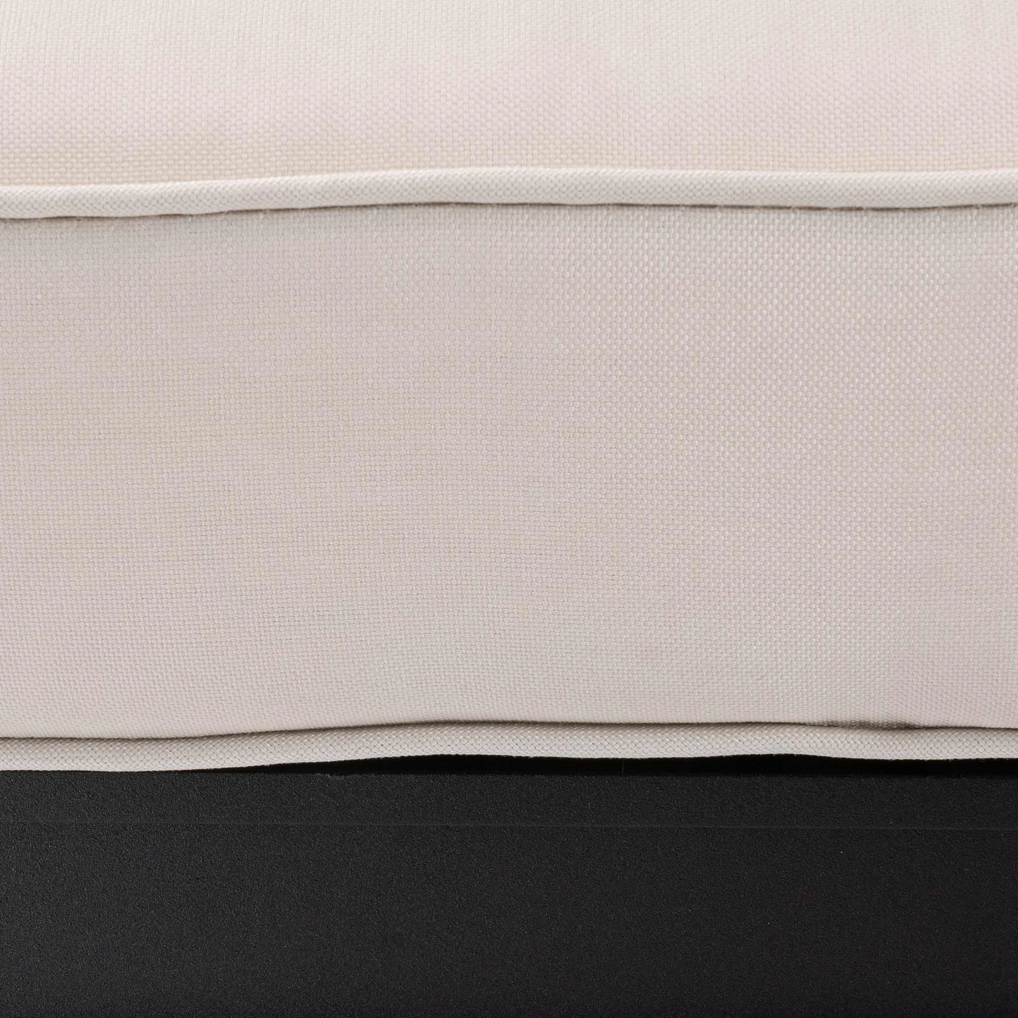 Fotpall Utomhus Svart 2-pack Aluminium St Tropez