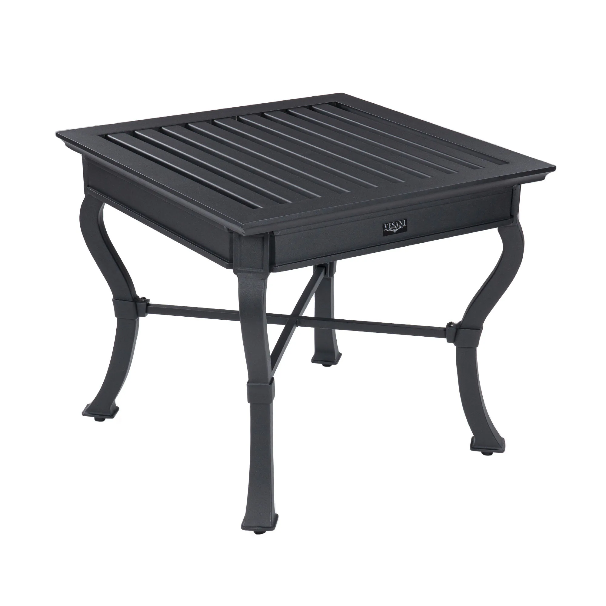Loungeset Svart Aluminium 2-pers - Capri