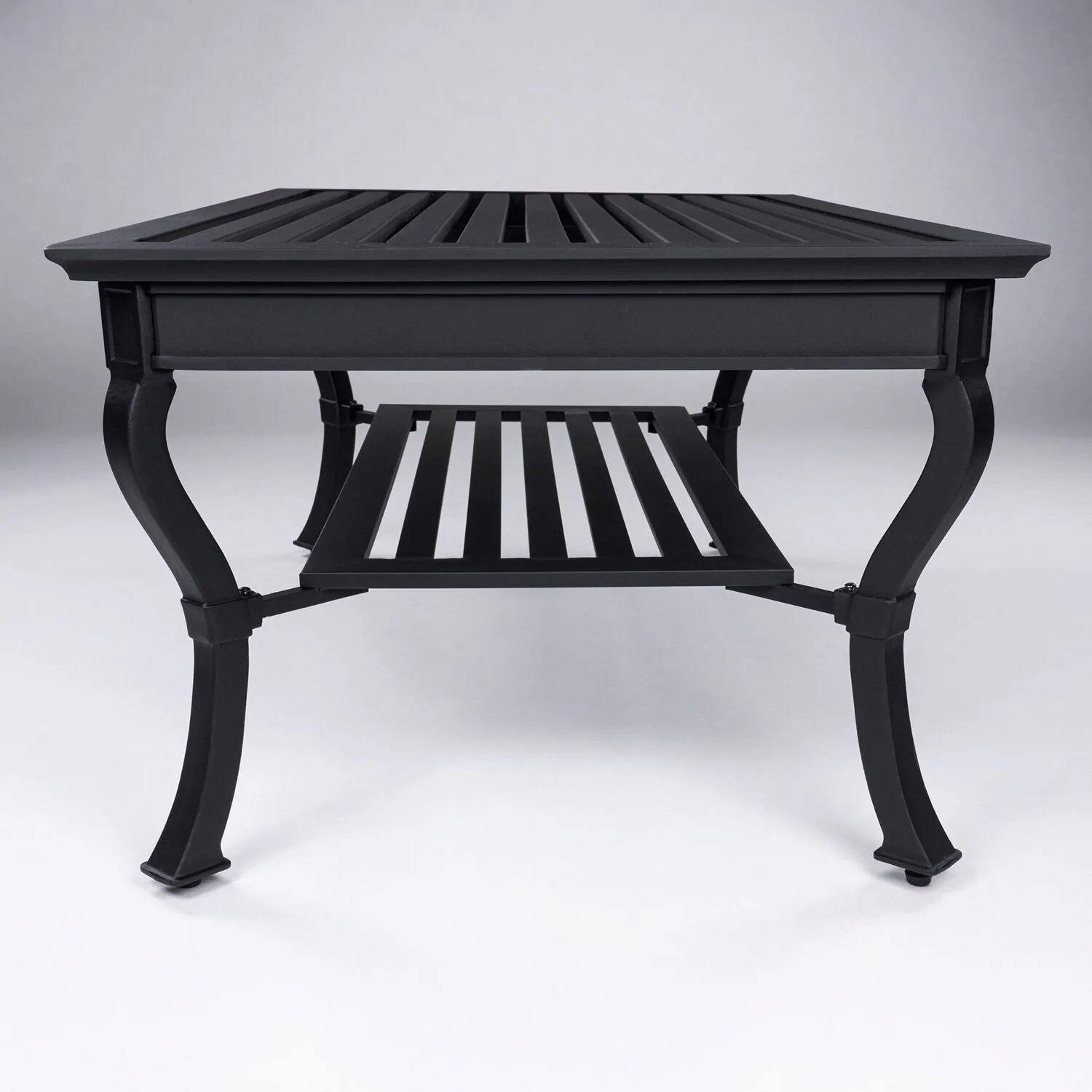 Loungegrupp Utomhus Svart Aluminium 5-pers - St Tropez