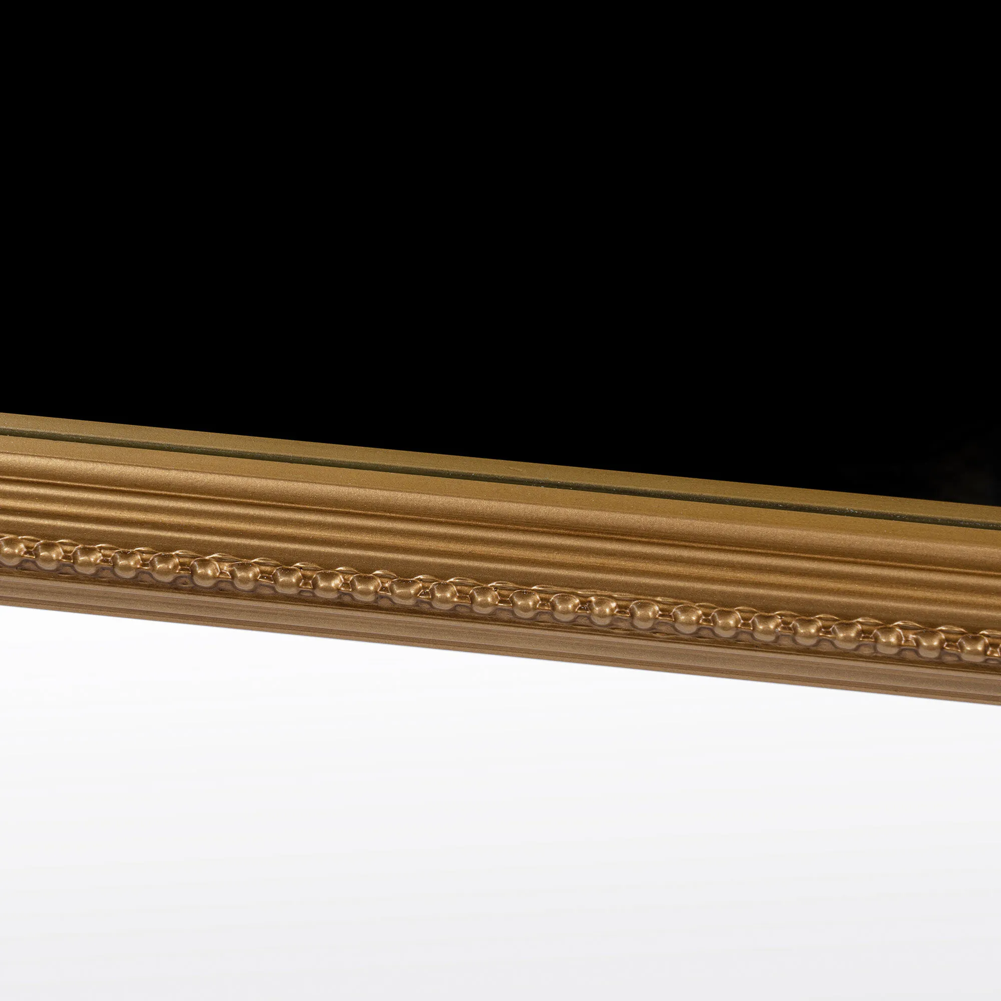 Helkroppsspegel 100x180cm Valvformad Guld Mary