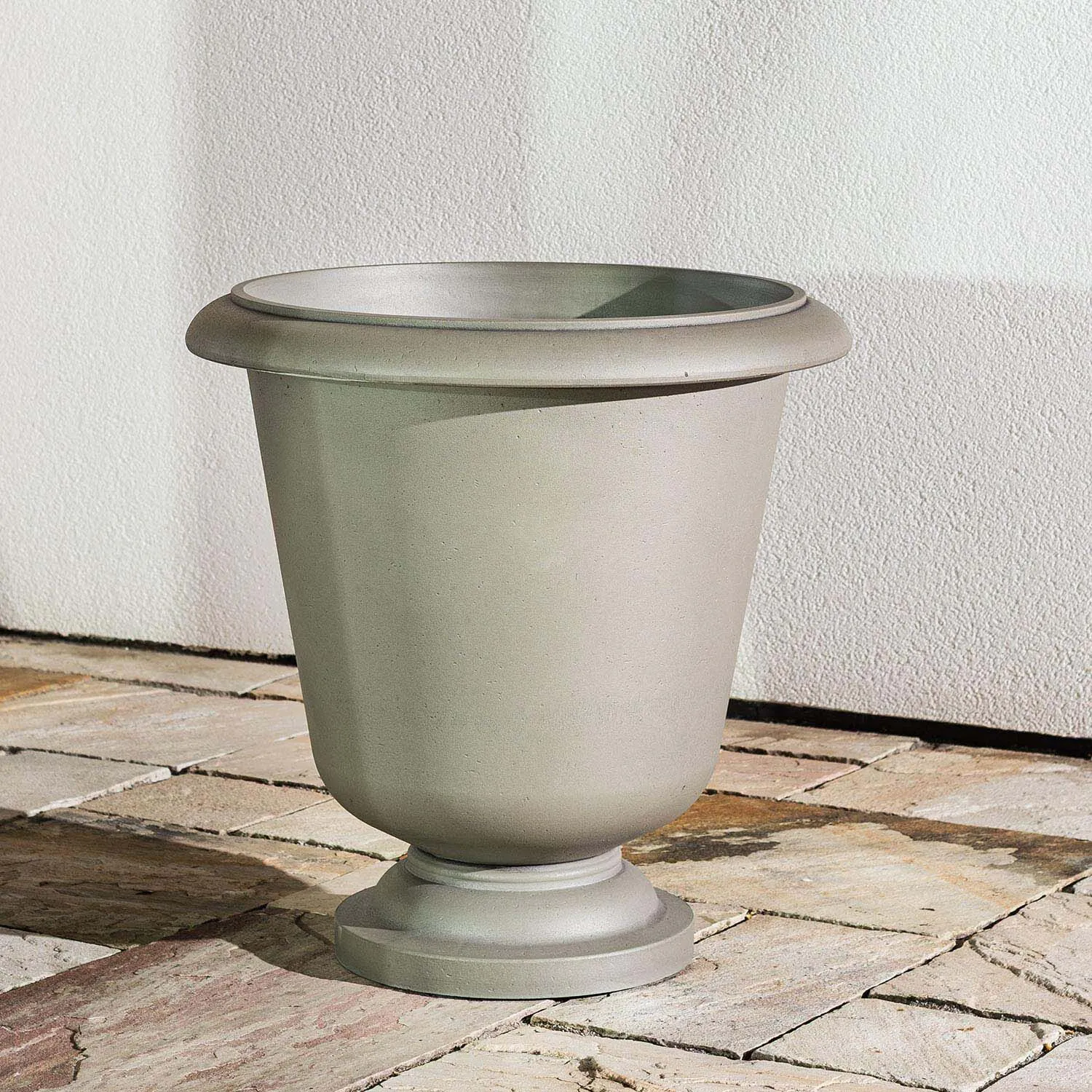 Stor Kruka Utomhus 58x60cm Grå - Gloria