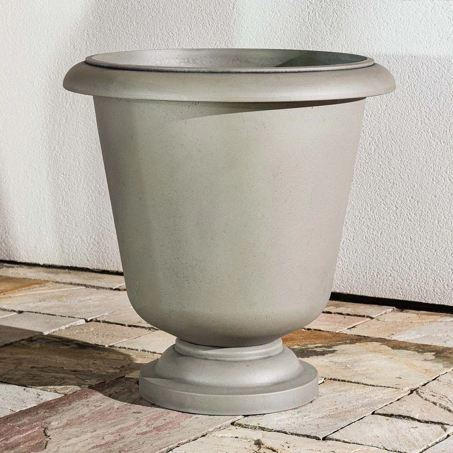 Stor Kruka Utomhus 71x73cm Grå - Gloria