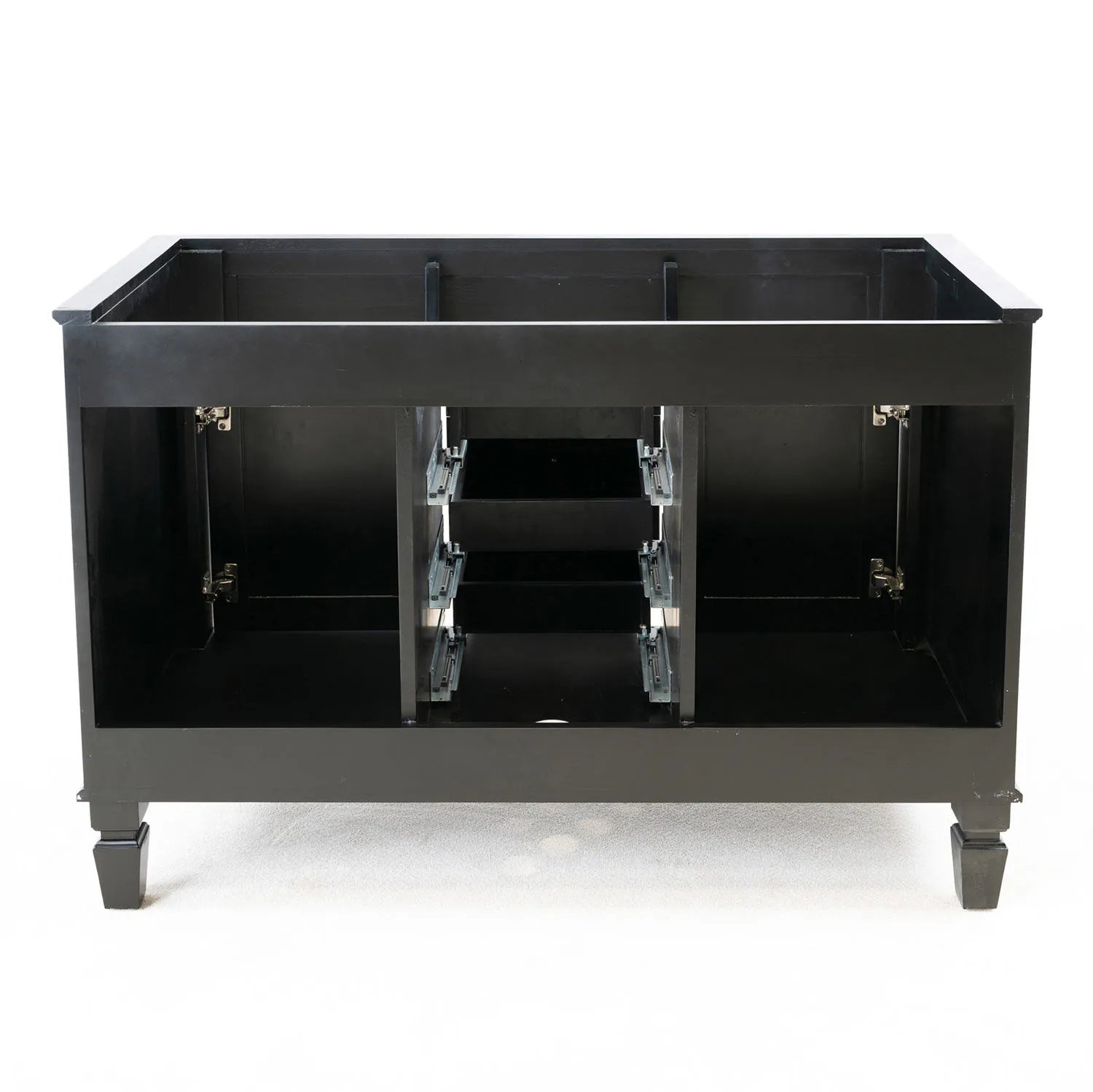 Kommod Badrum 120cm Nashville Svart - Svart Granit