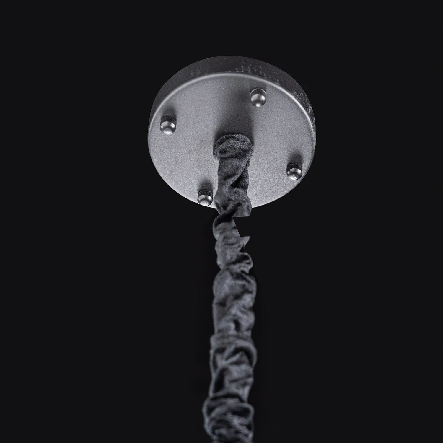 Kristallkrona Florence Svart Smoky Ø 60cm