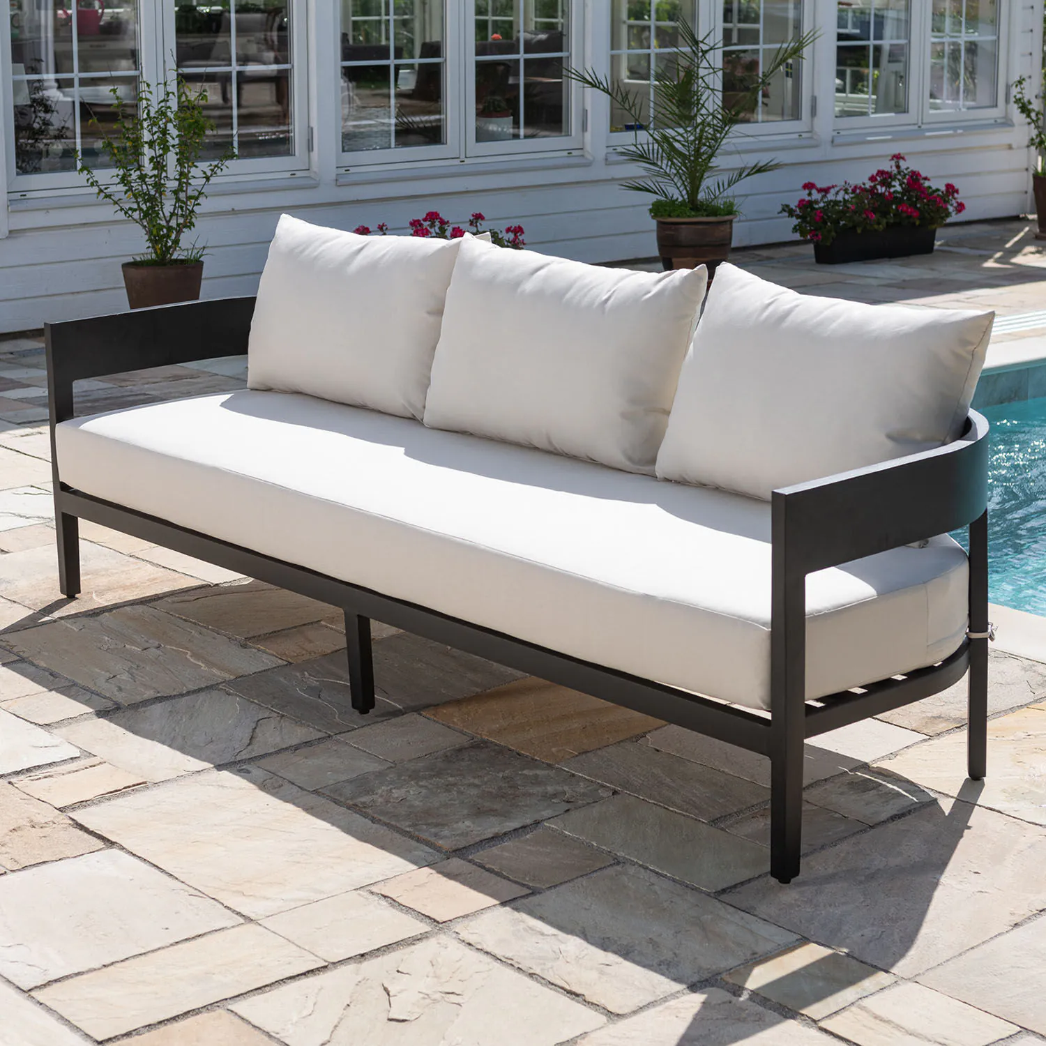 Loungegrupp Utomhus 5-Pers Aluminium - Ibiza