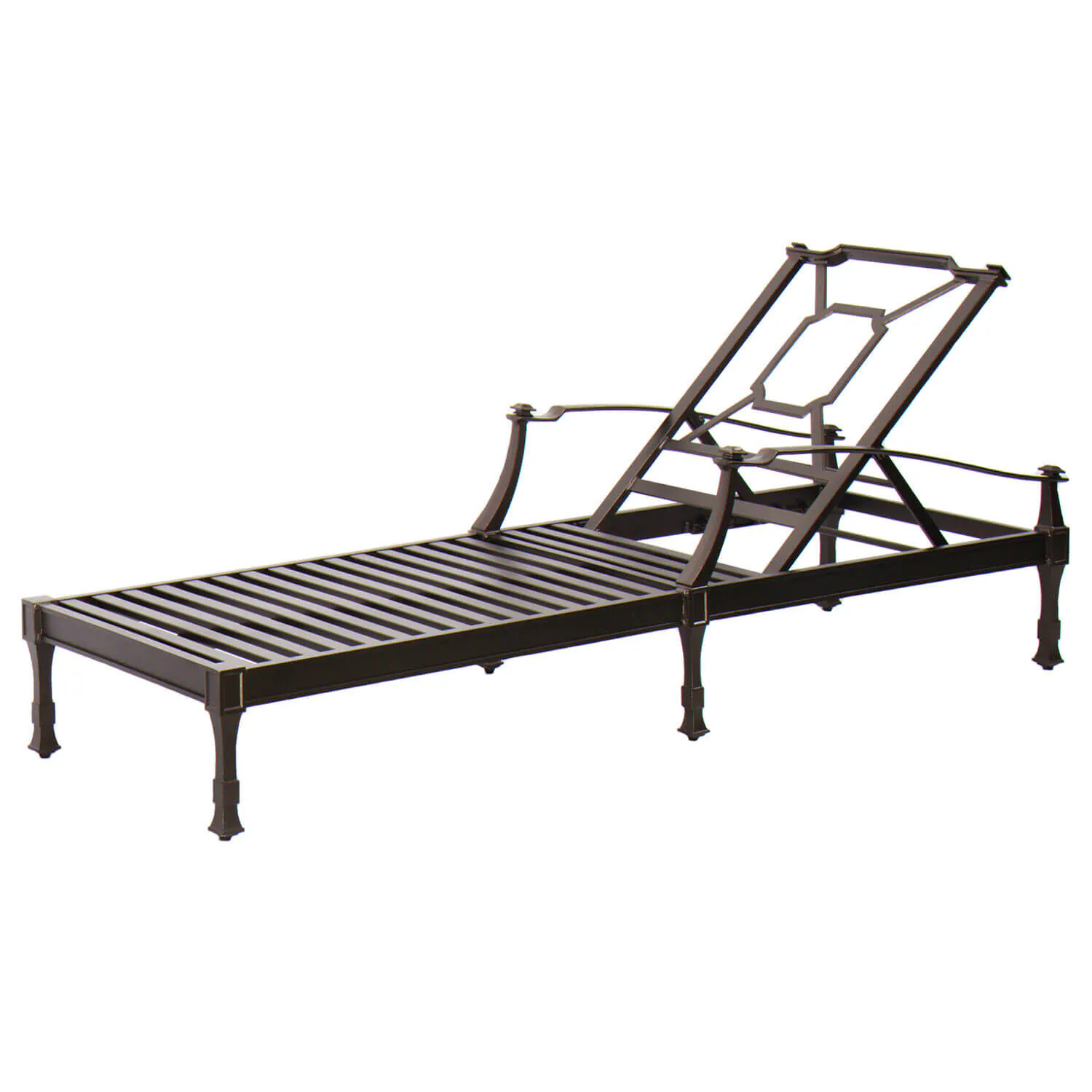 Solsäng Svart Aluminium – St Tropez