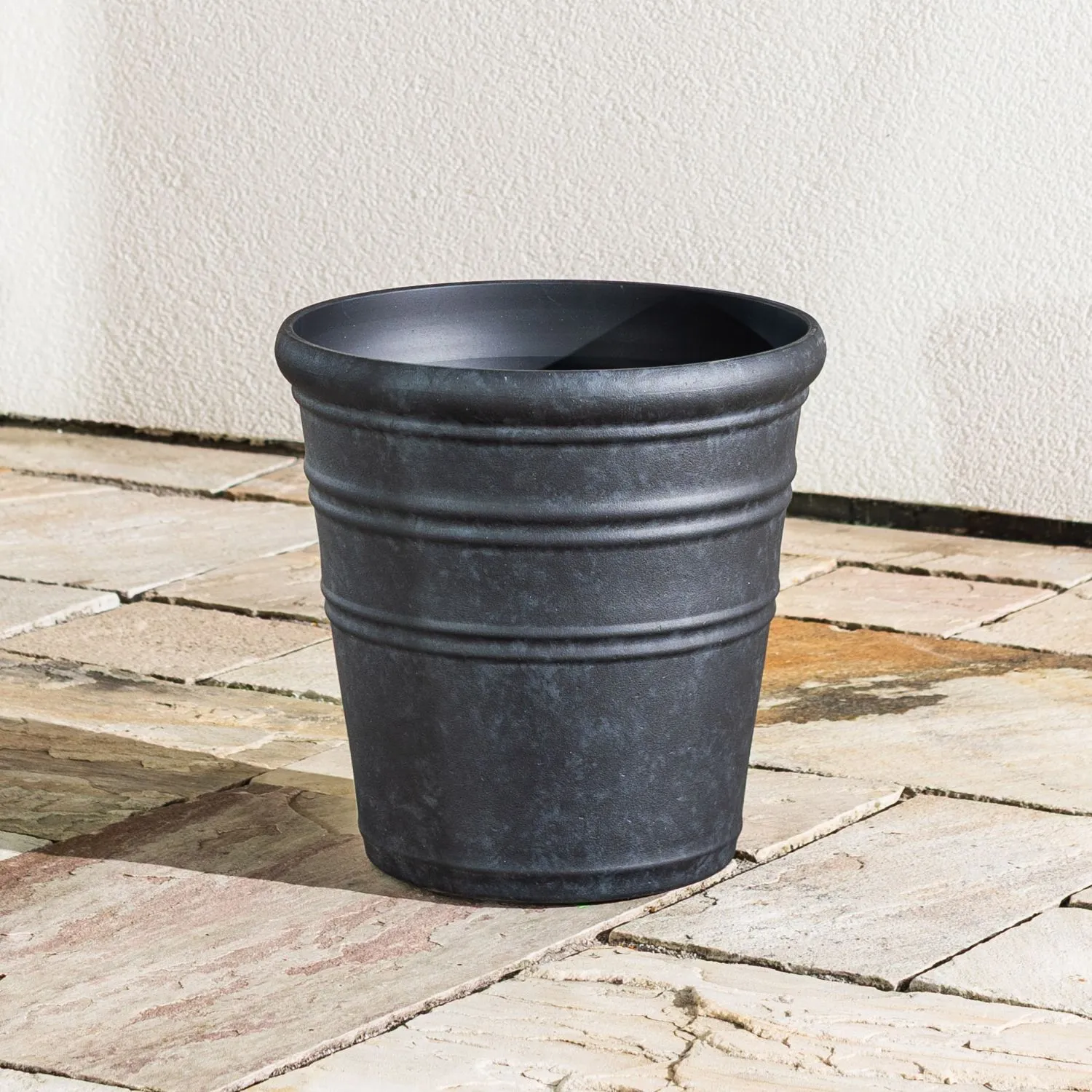 Svart Kruka Utomhus 35x35cm - Flavia