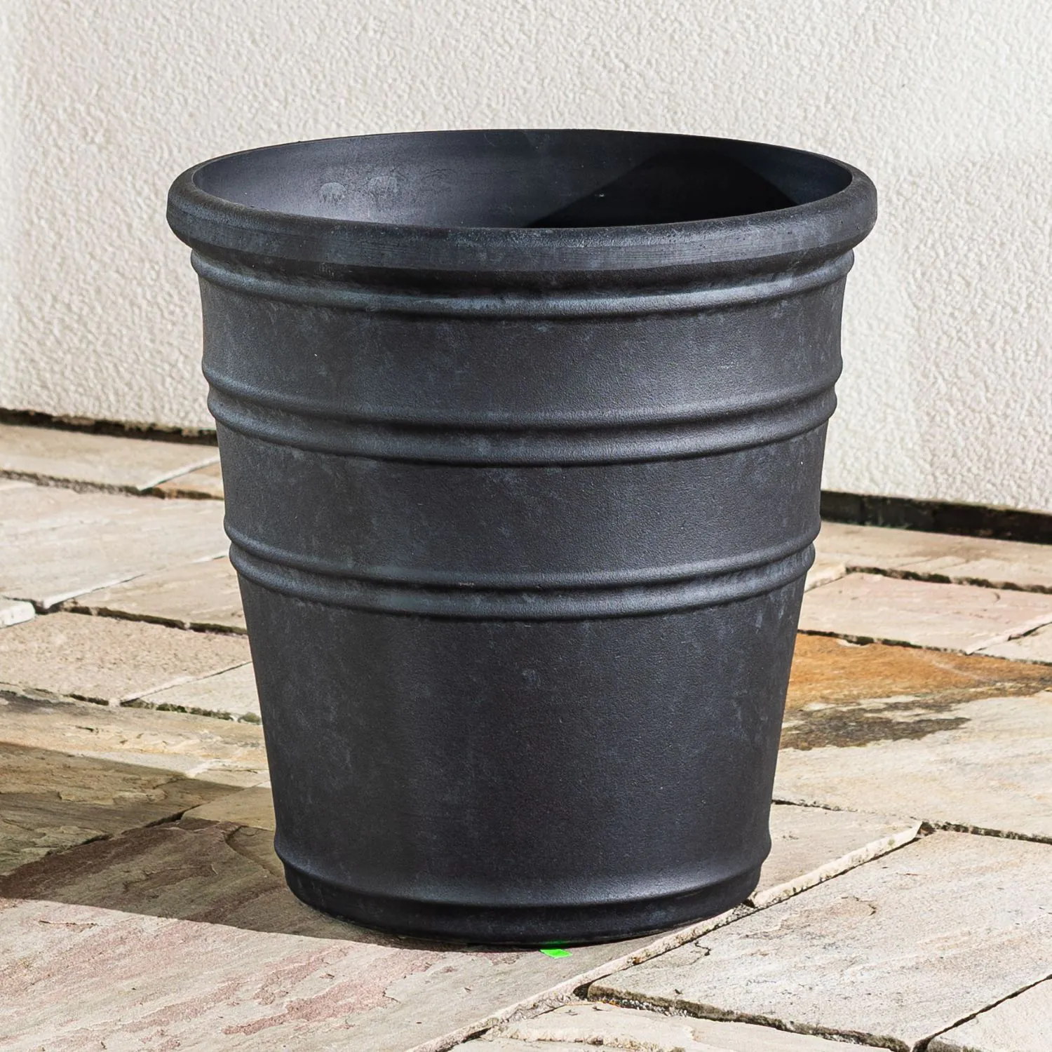 Svart Kruka Utomhus 35x35cm - Flavia