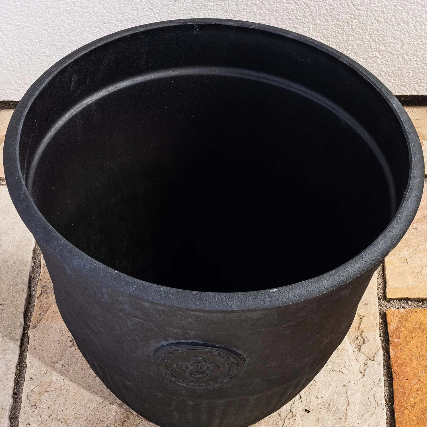 Svart Kruka Utomhus 41x35cm - Antonella
