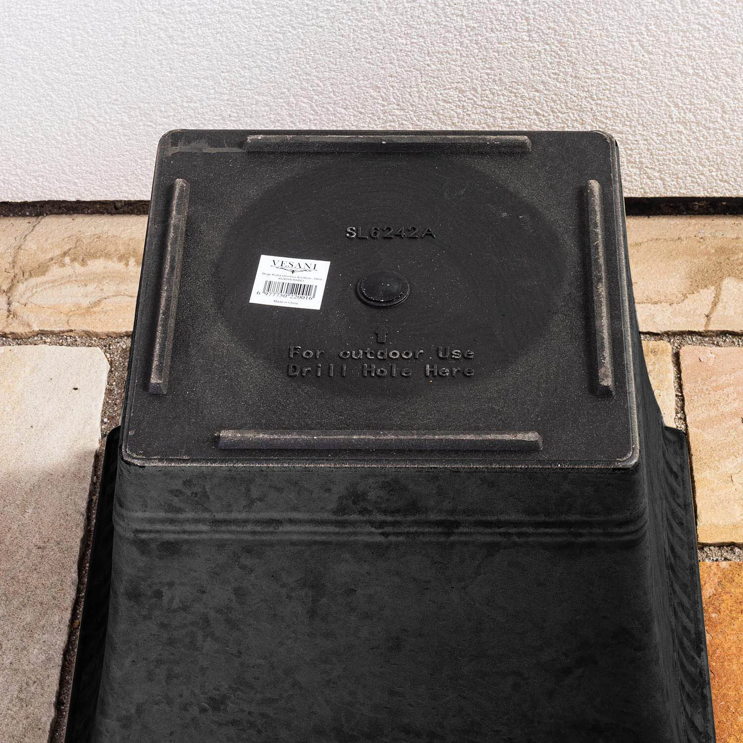 Svart Kruka Utomhus 35x30cm - Hera