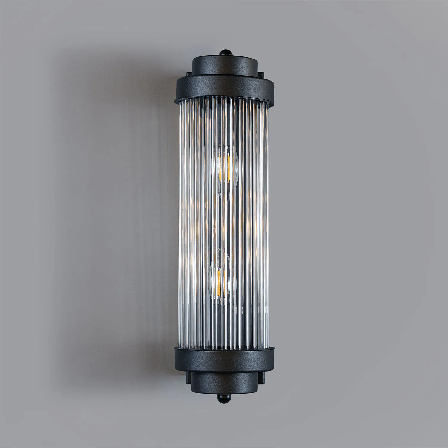 Kristall Vägglampa Nice Svart H40cm