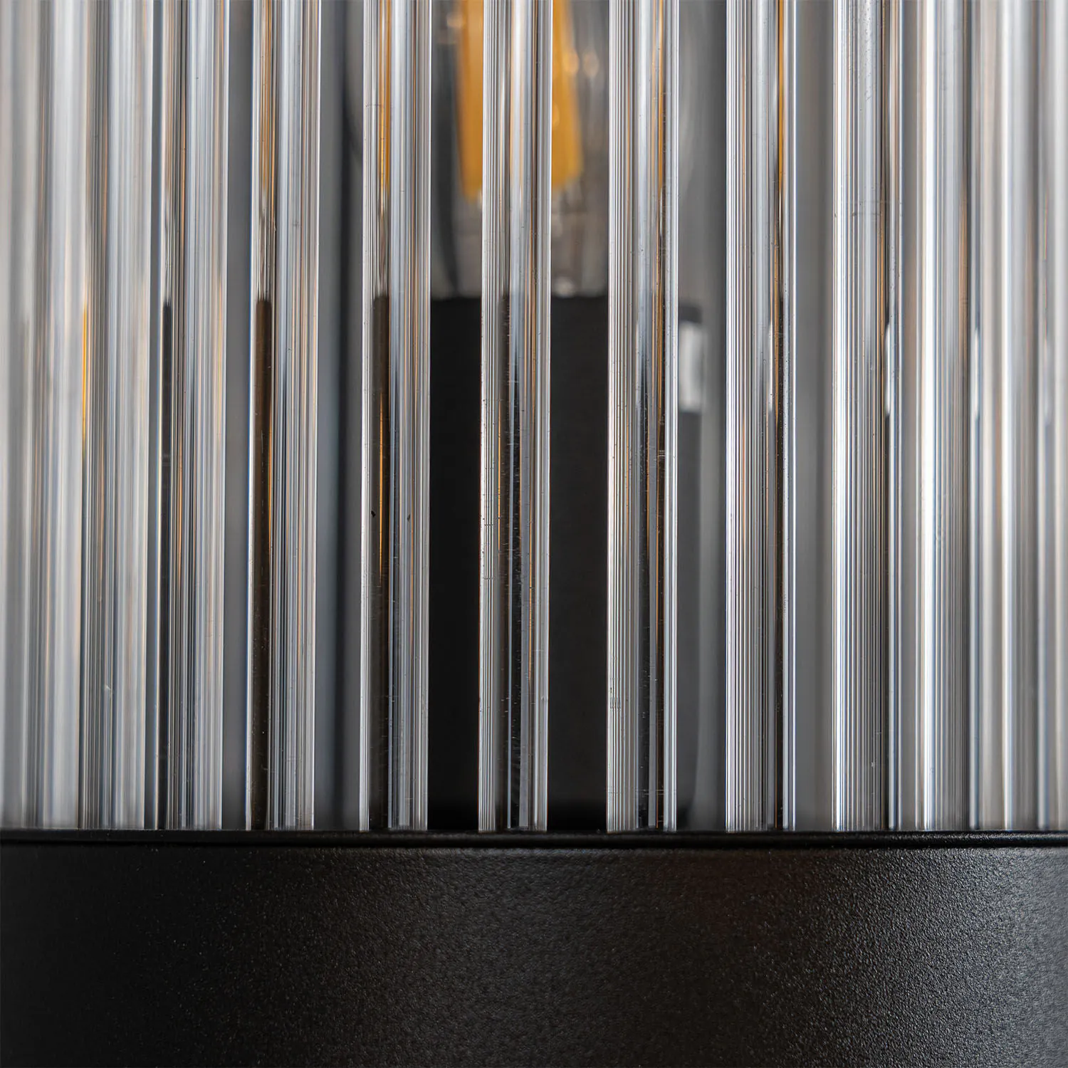 Kristall Vägglampa Nice Svart H40cm