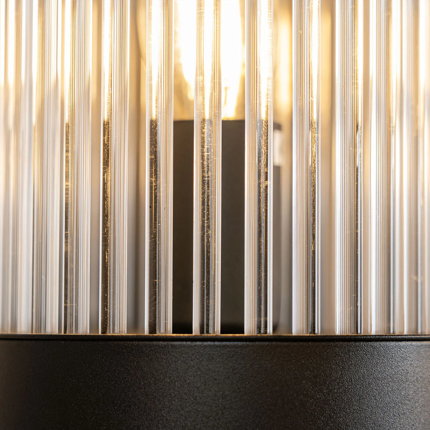 Kristall Vägglampa Nice Svart H40cm