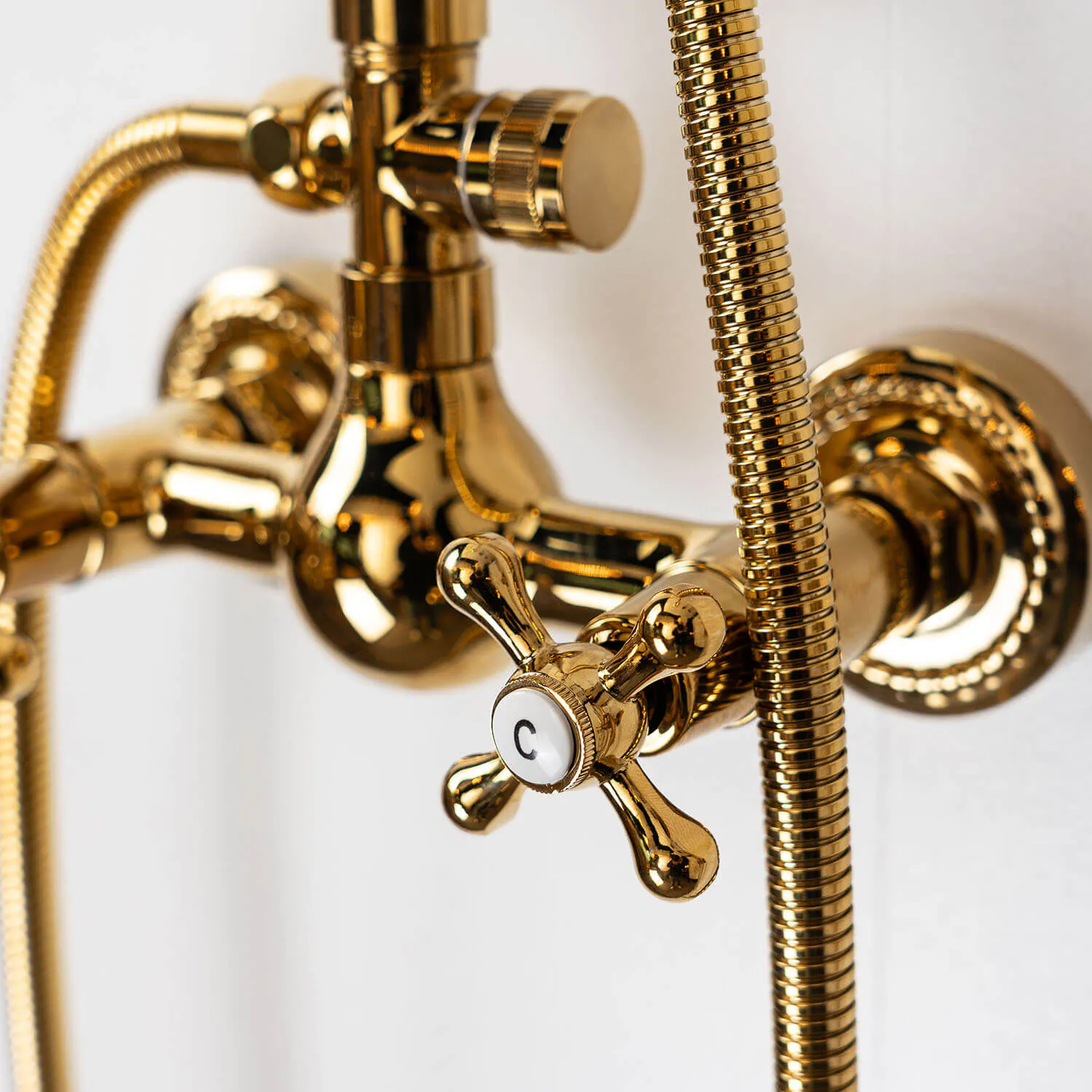 Klassiskt Takduschset Guld - Kensington