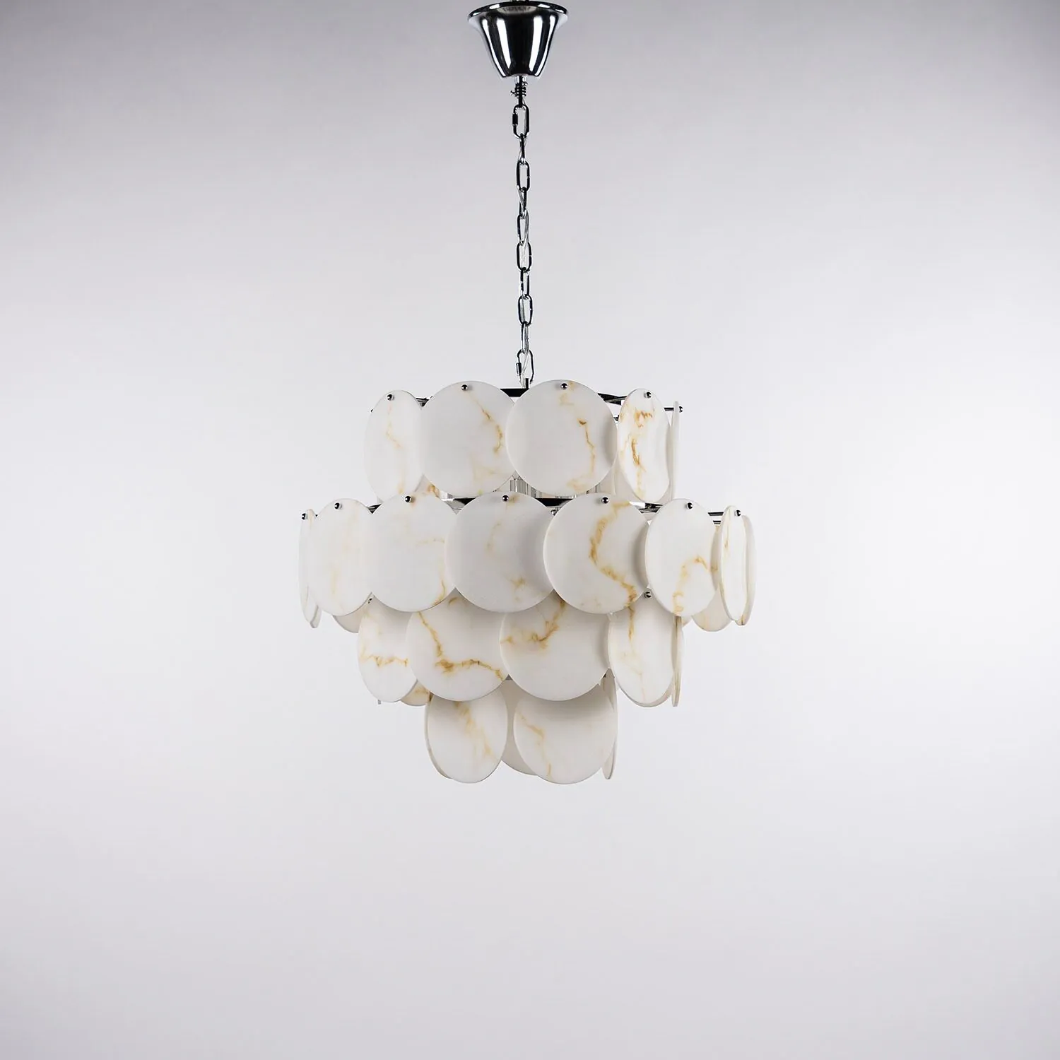 Takkrona Ø60 Marmor/Krom - Trieste