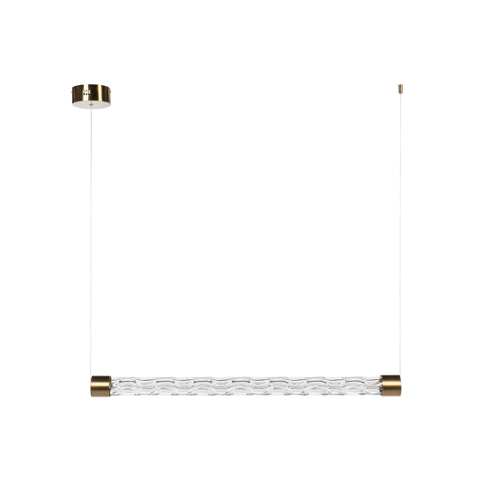 Pendellampa Hornstull Mässing 92cm