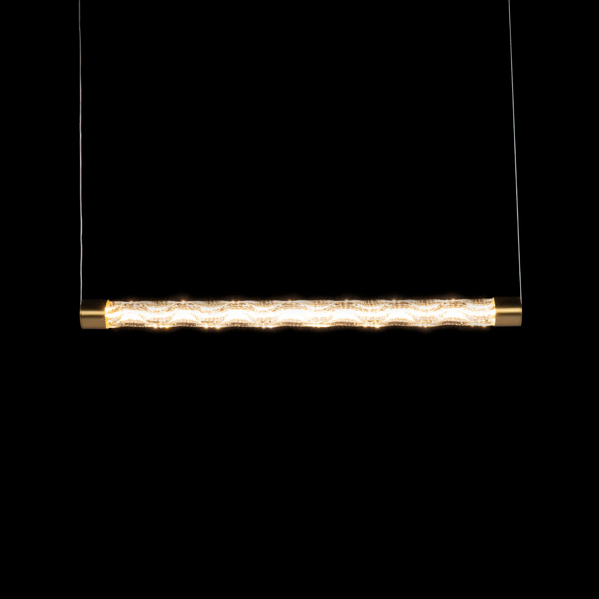Pendellampa Hornstull Mässing 92cm