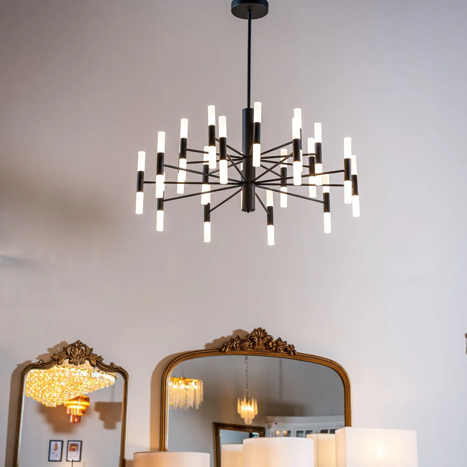 Taklampa Copenhagen Svart Ø 100cm