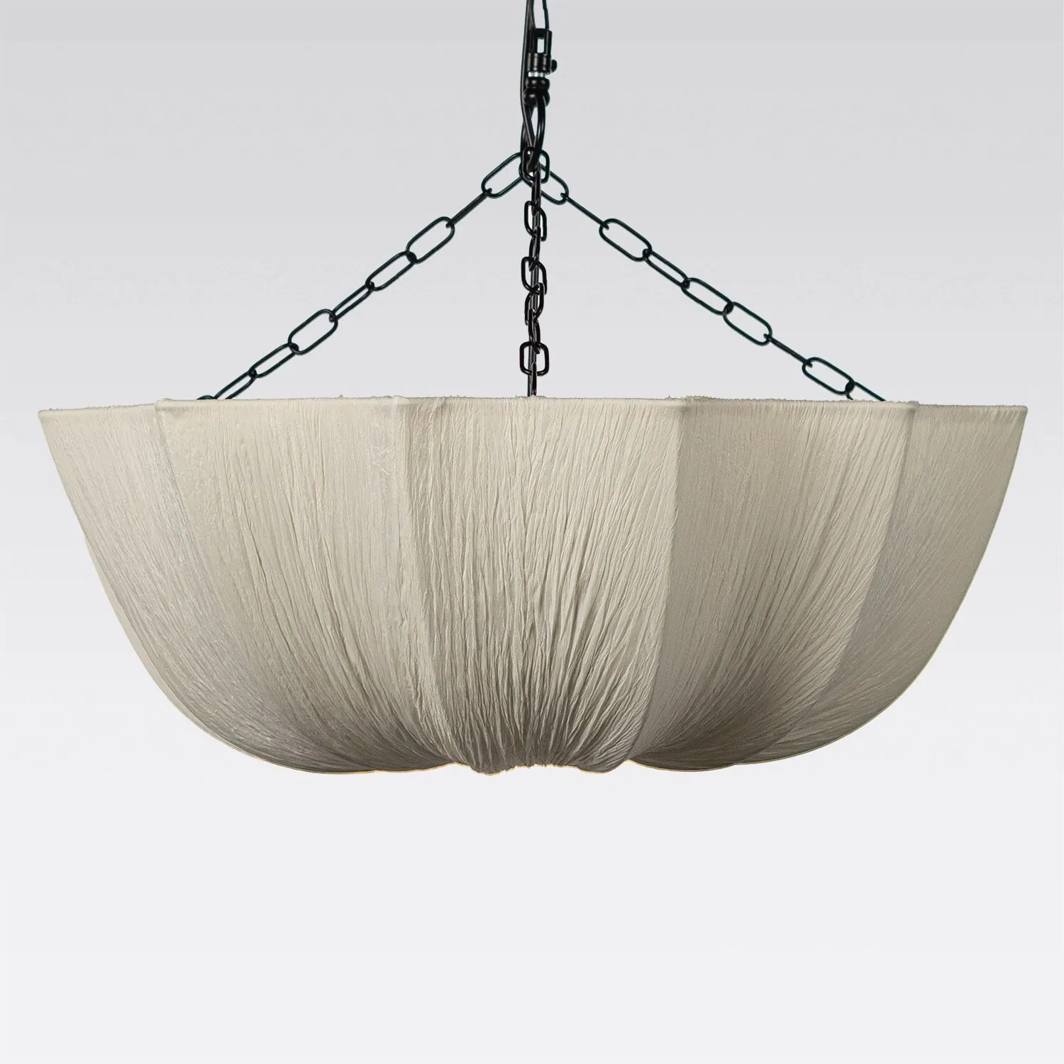 Taklampa Tyg Ø55cm - Osaka