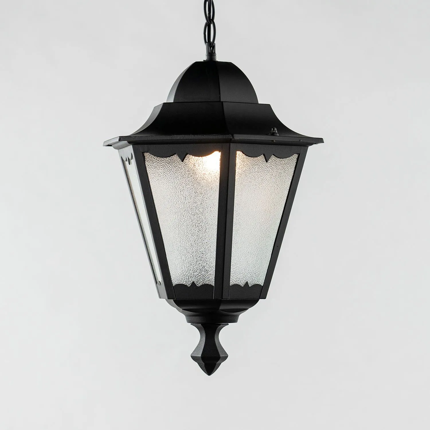 Taklampa Utomhus Pendel Svart Ø33cm - Manchester