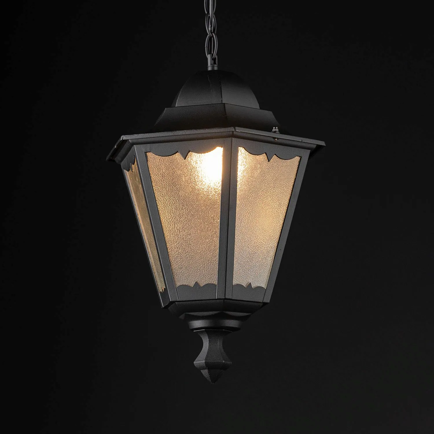 Taklampa Utomhus Pendel Svart Ø33cm - Manchester