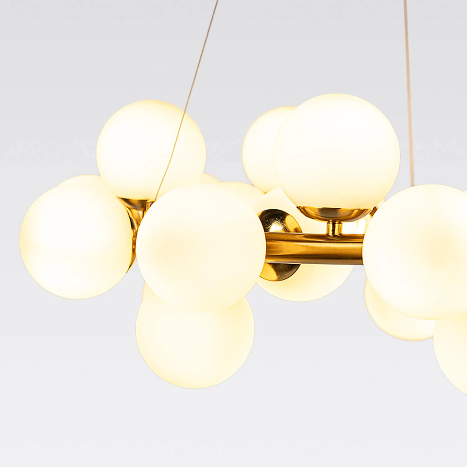 Taklampa Ø65cm Vita Bollar - Dubai