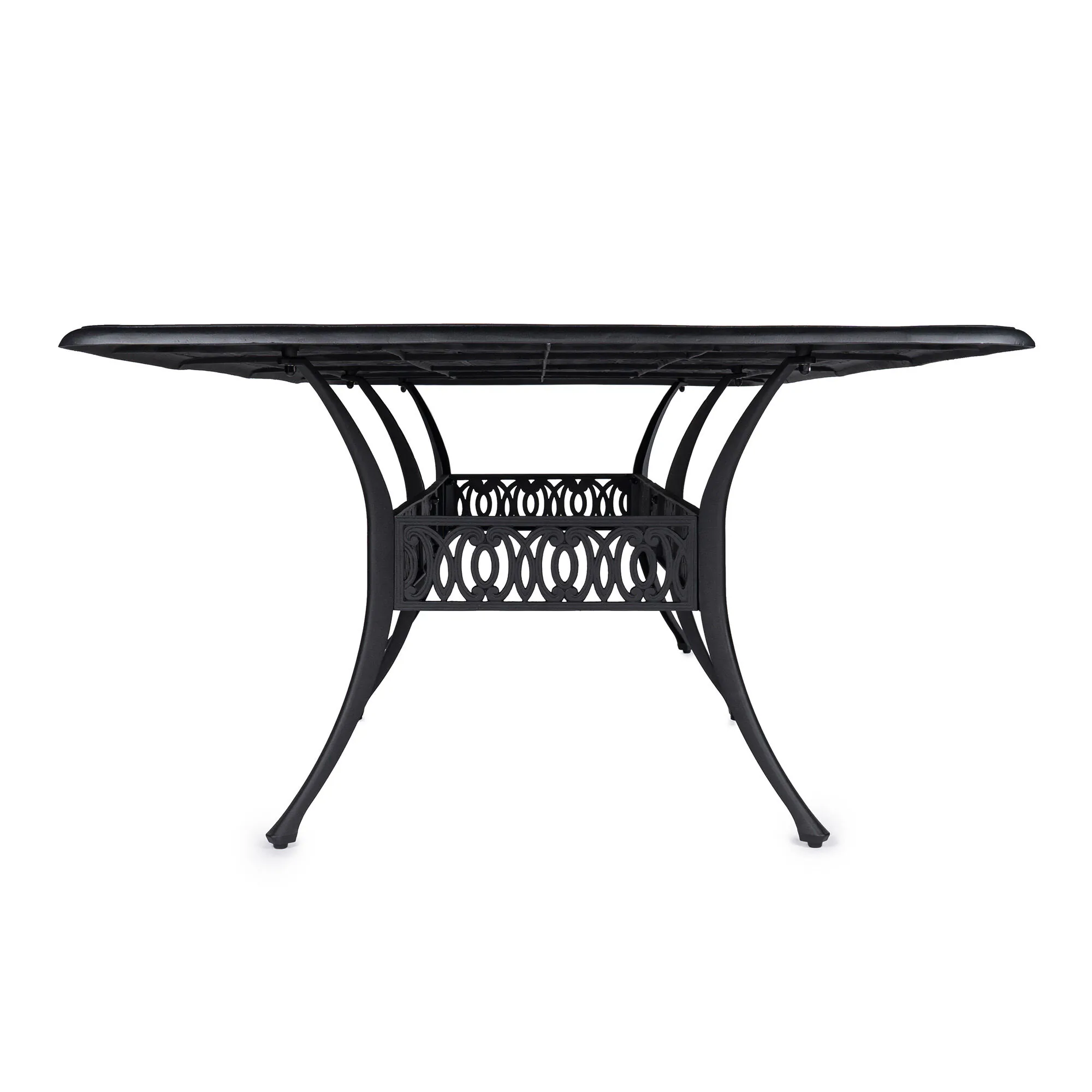 Matbord Utomhus Svart Aluminium Toscana 280cm