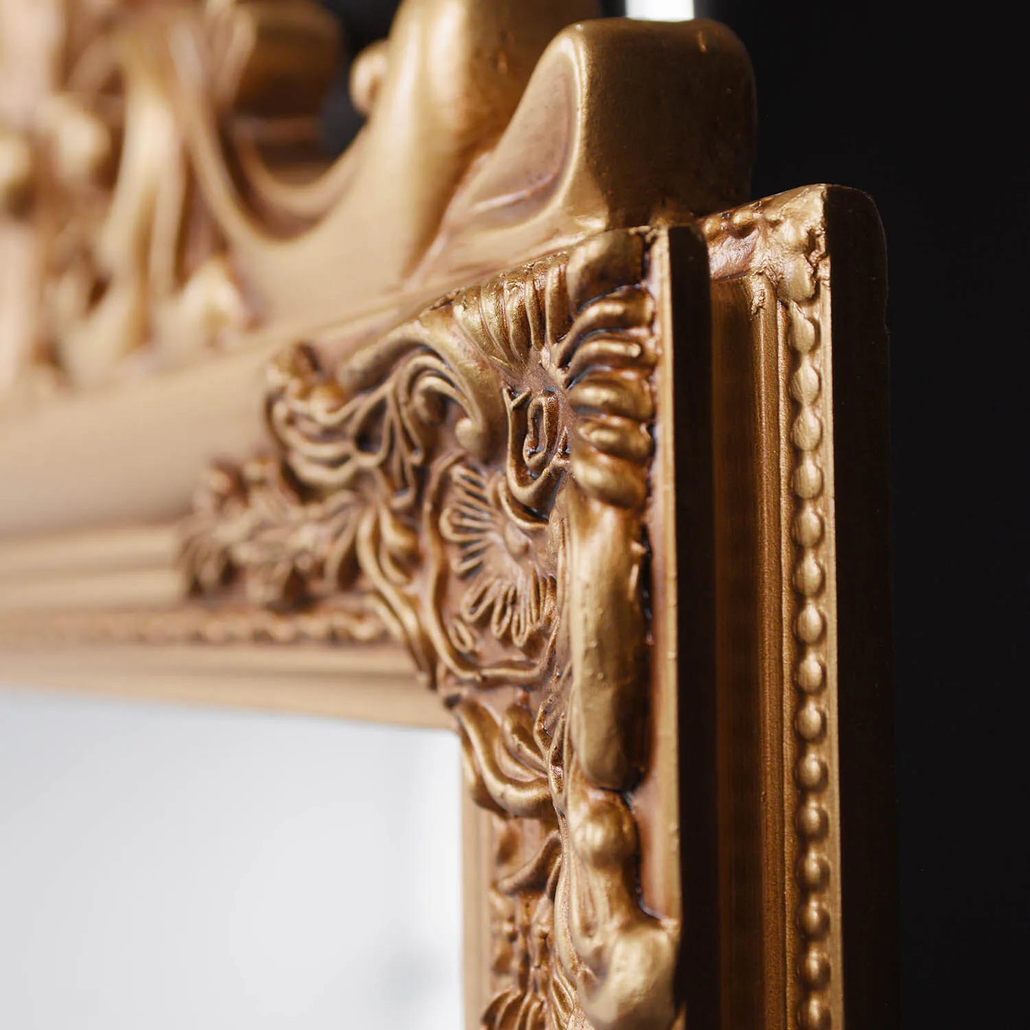 Golvspegel Guld 45x170cm Arthur