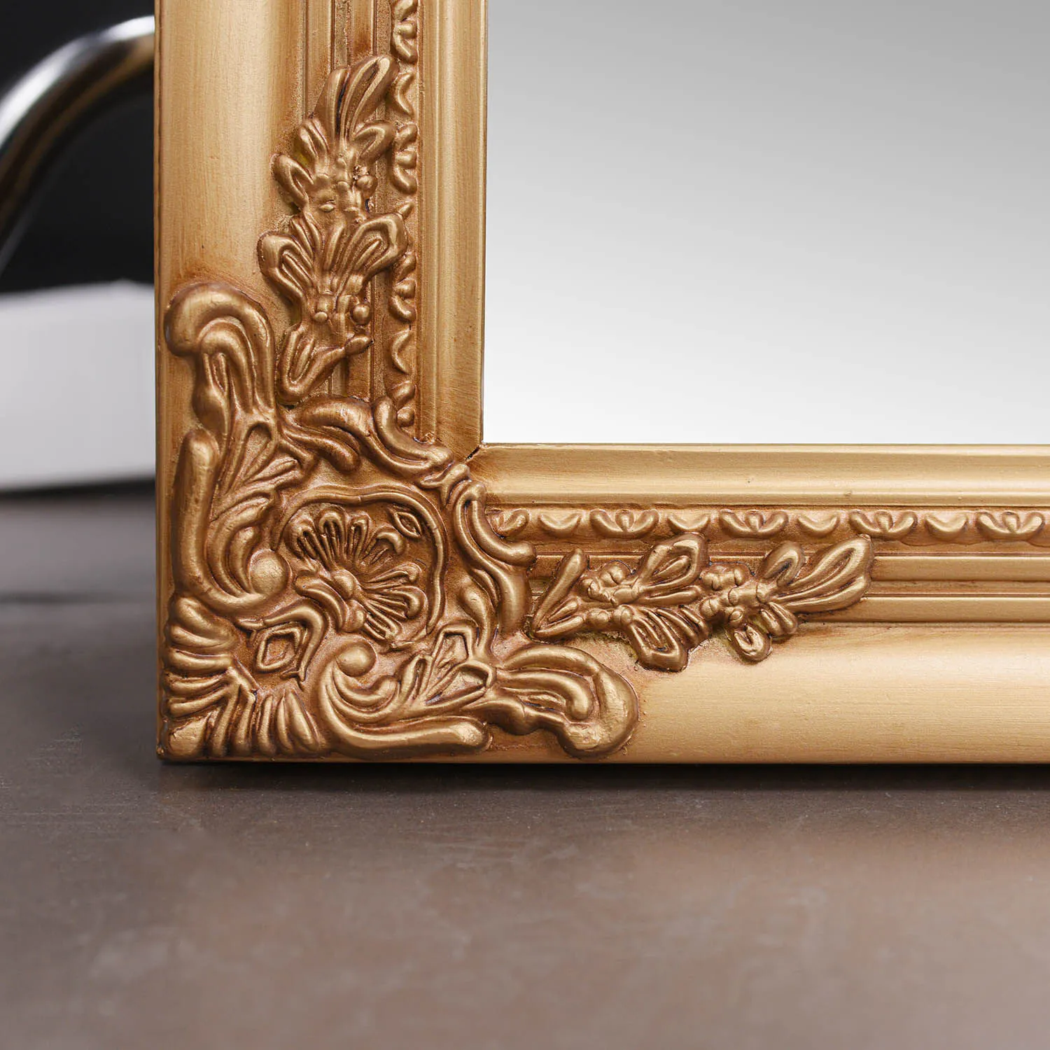 Golvspegel Guld 45x170cm Arthur