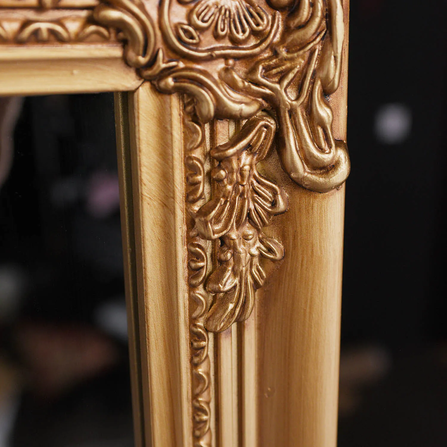 Golvspegel Guld 45x170cm Arthur