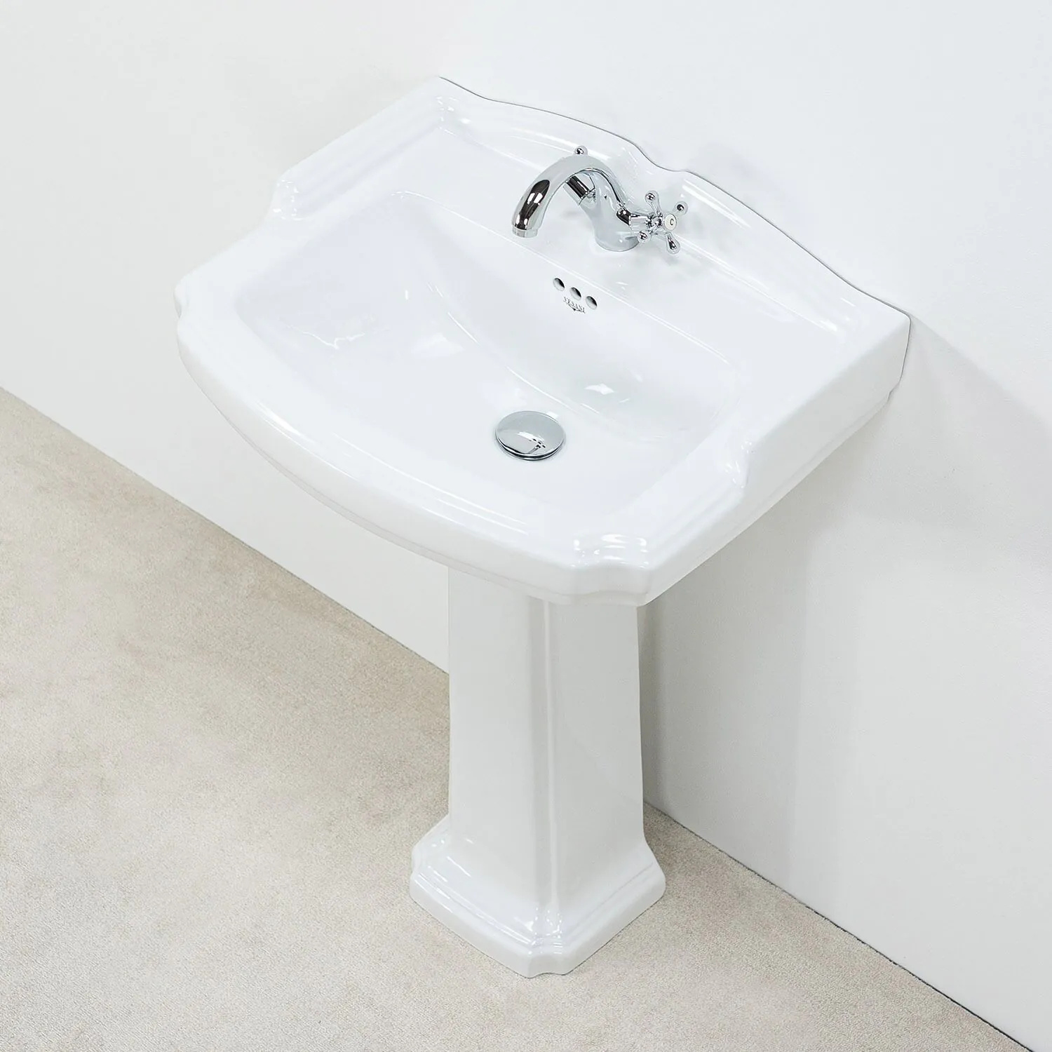 Handfat Piedestal 59cm - Greenwich