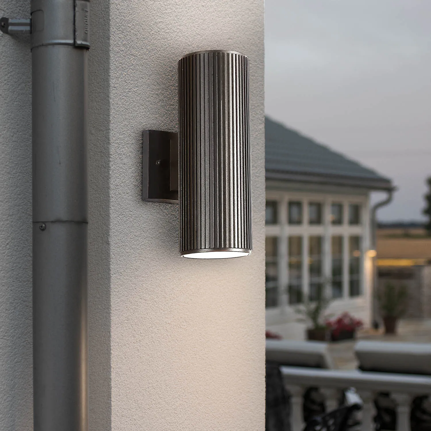 Vägglampa Utomhus Svart H30cm Up/Down - Tylösand