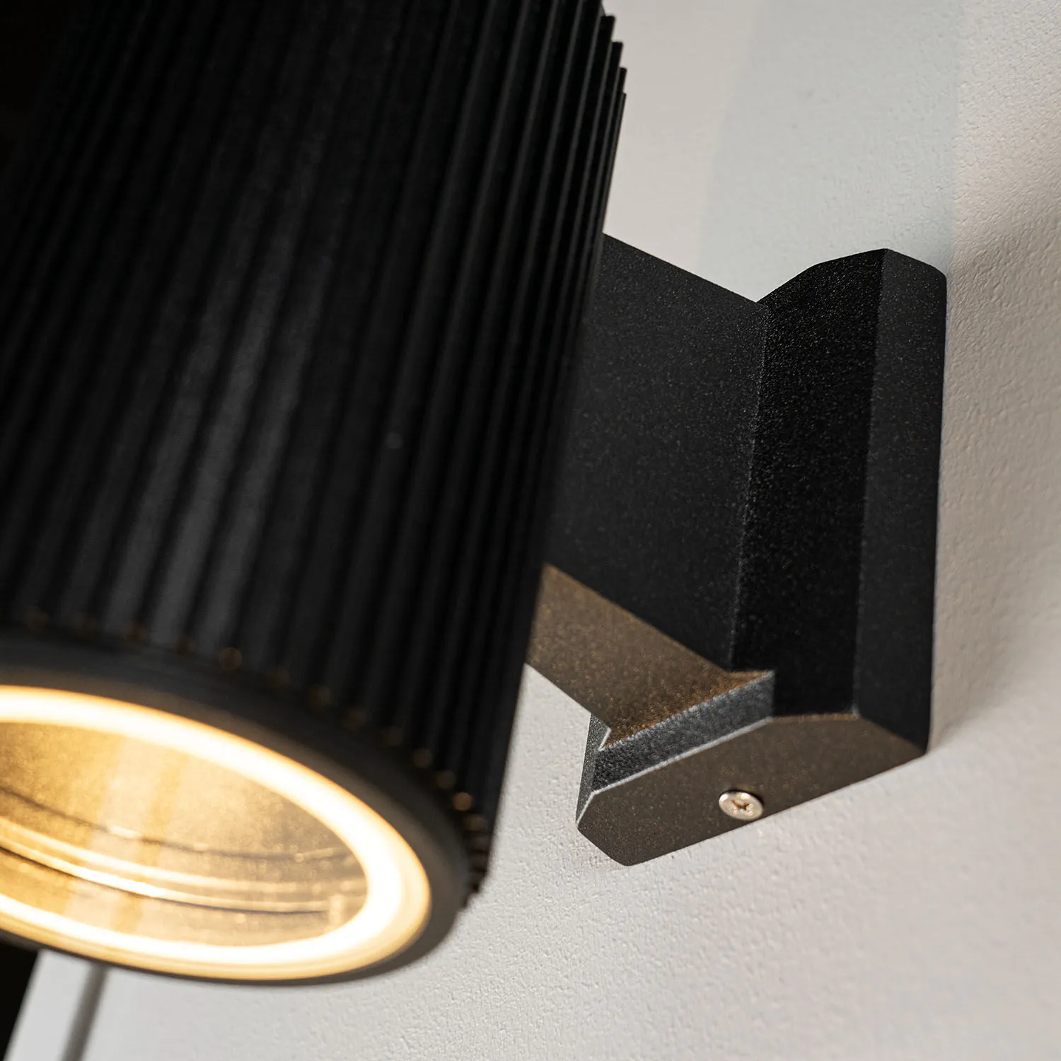 Vägglampa Utomhus Svart Downlight H16cm - Tylösand