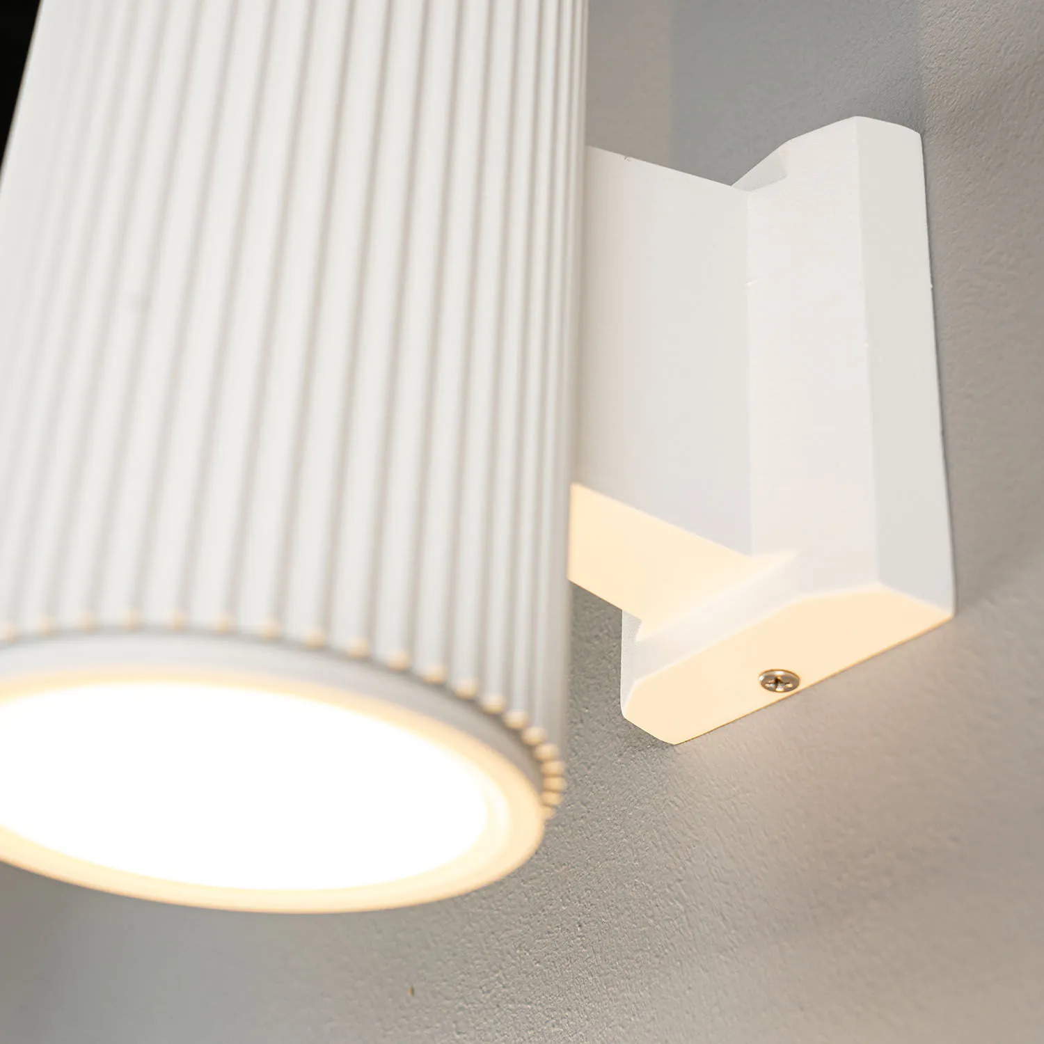 Vägglampa Utomhus Vit Downlight H16cm - Tylösand