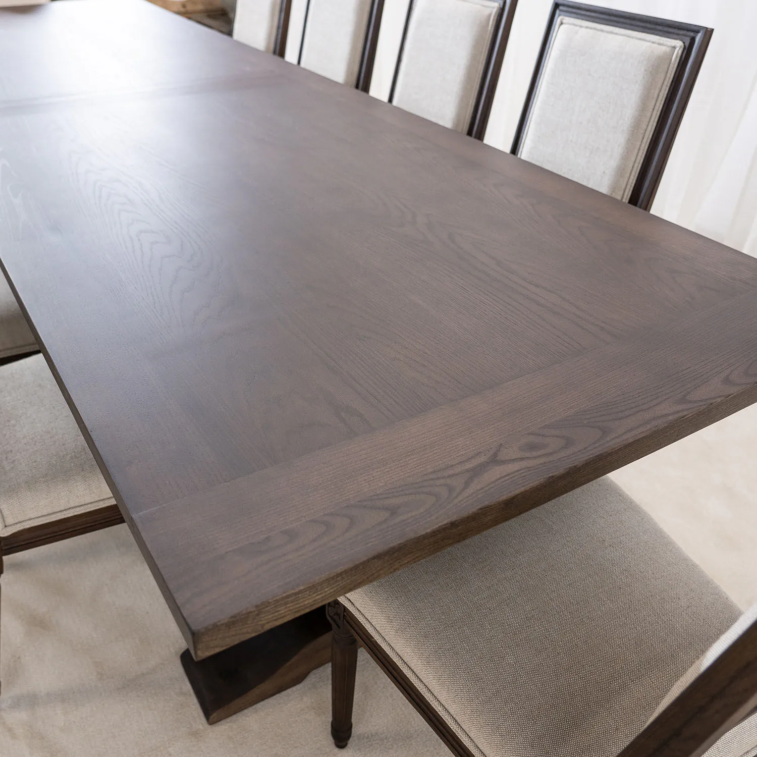 Matbord Rökt Ek 320cm - Ulriksdal