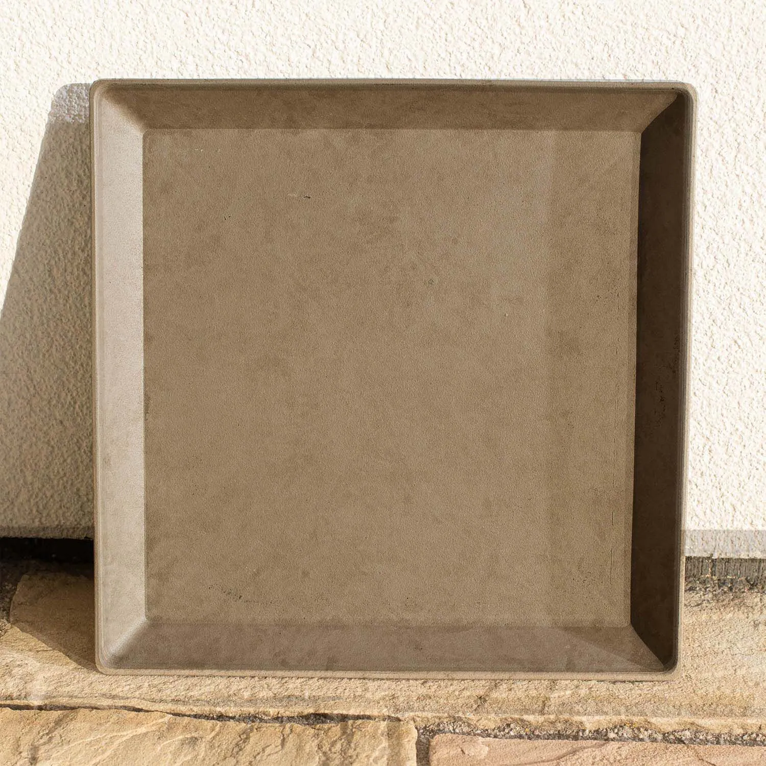 Beige Underlägg Utomhuskrukor 28cm