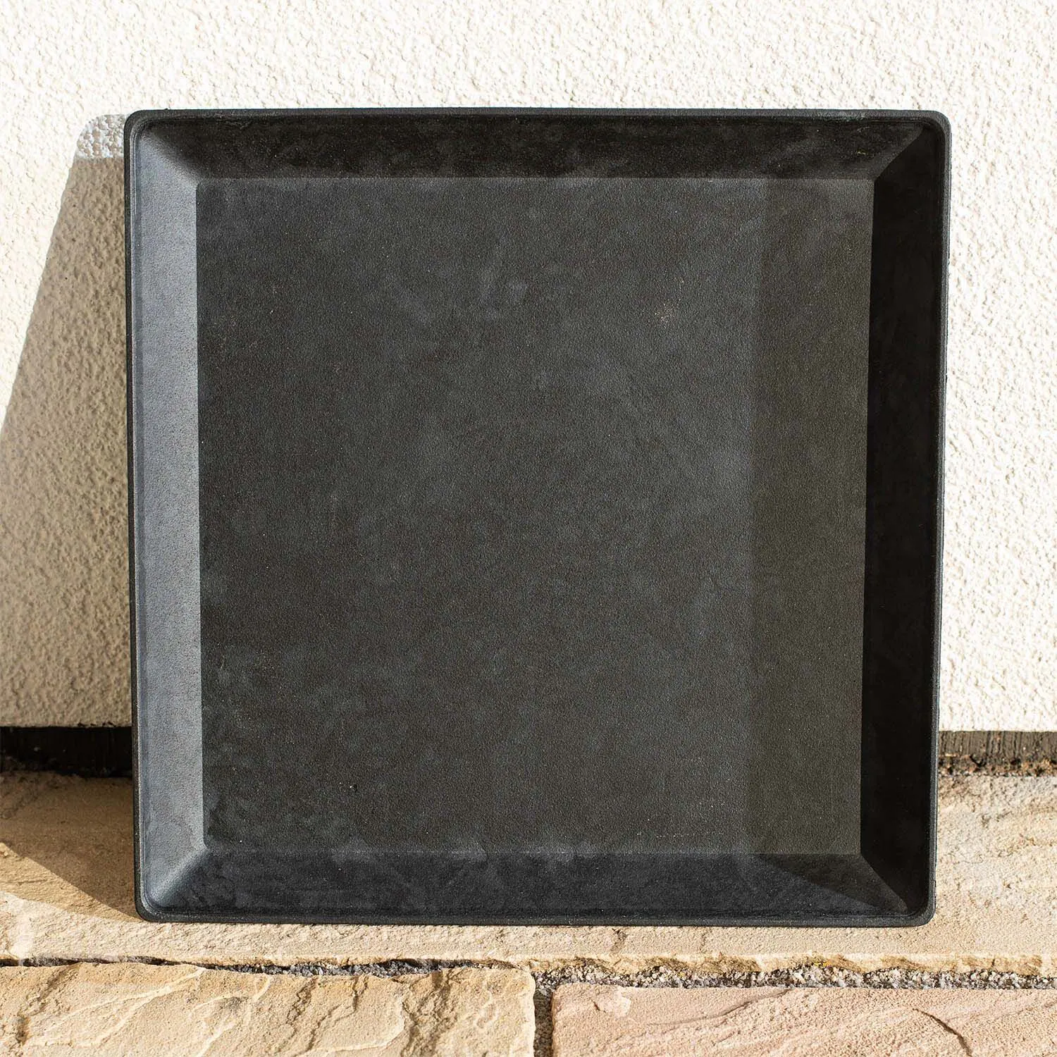 Svart Underlägg Utomhuskrukor 28cm